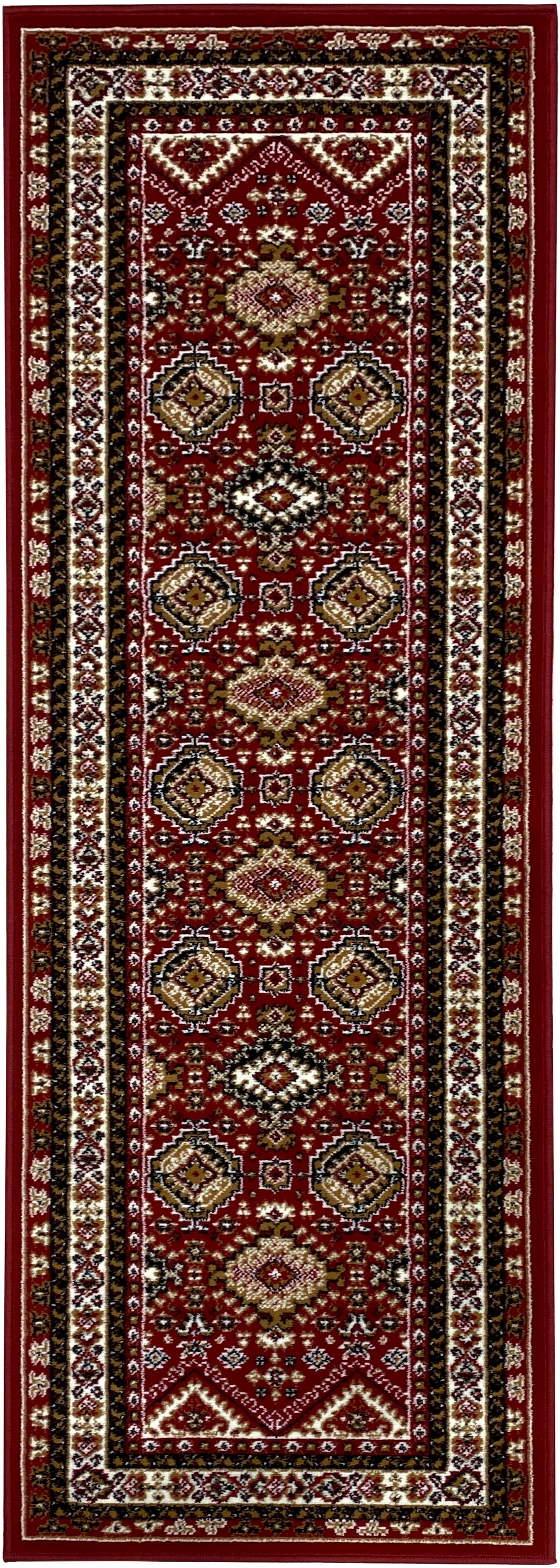 OTTO home Läufer "Diantha" rechteckig 7 mm Höhe Orient-Optik, mit Bordüre, Läufer, Brücke, Kurzflor, elegant