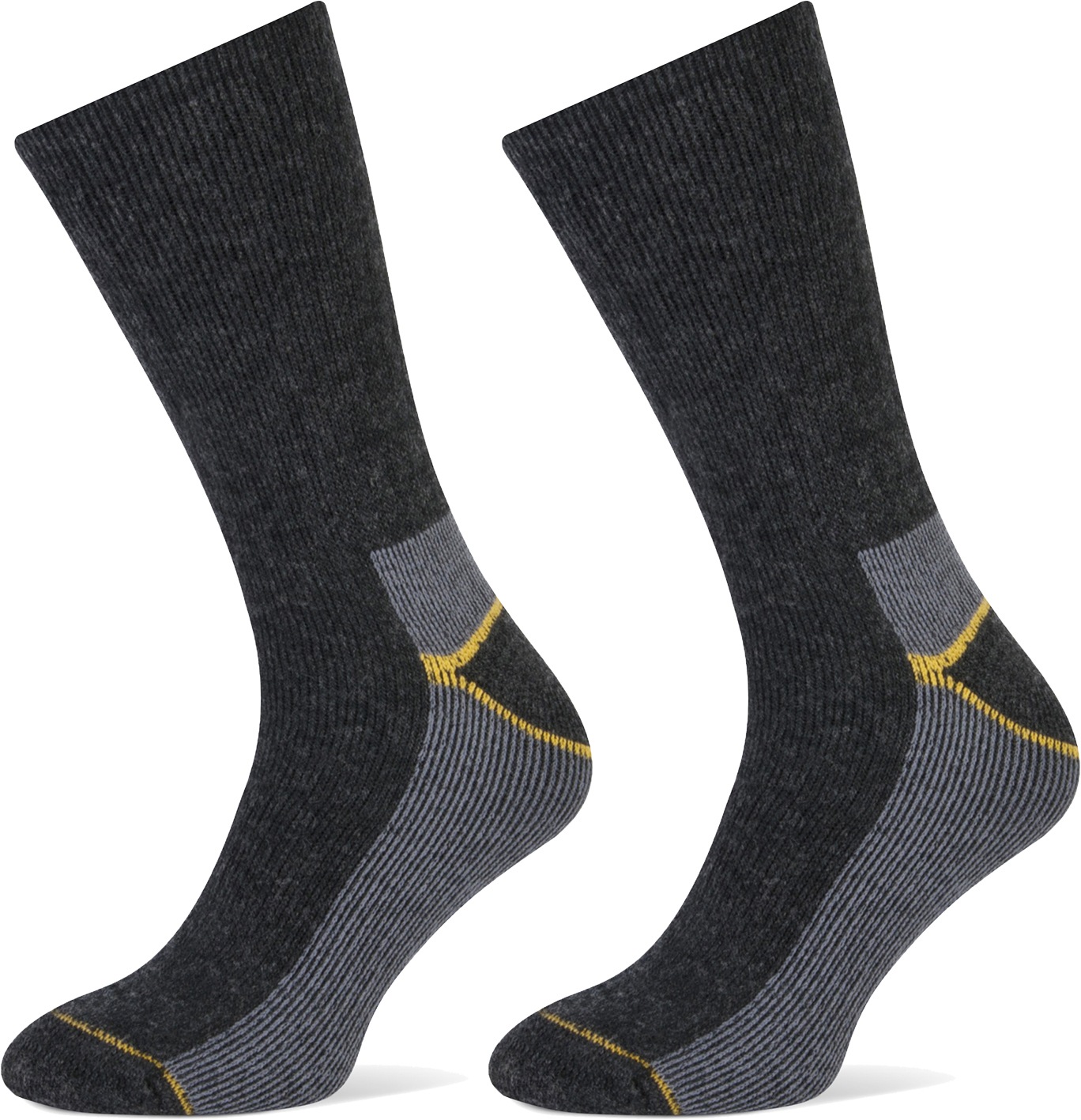 STAPP Arbeitssocken "Bekleidung 4420 Stapp Yellow Thermo 2er Pack / 2 Paar", 39, grau, Socken