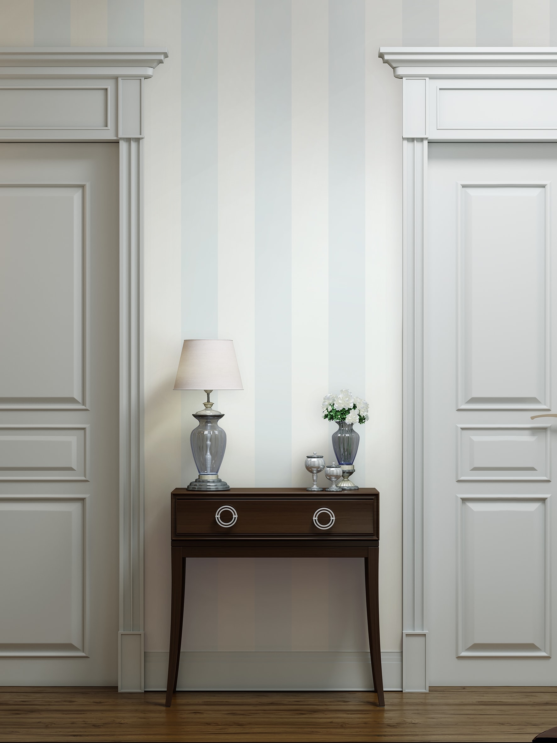 Marburg Vliestapete "Stripe Showcase" Streifen moderne Tapete für Wohnzimmer Schlafzimmer Küche