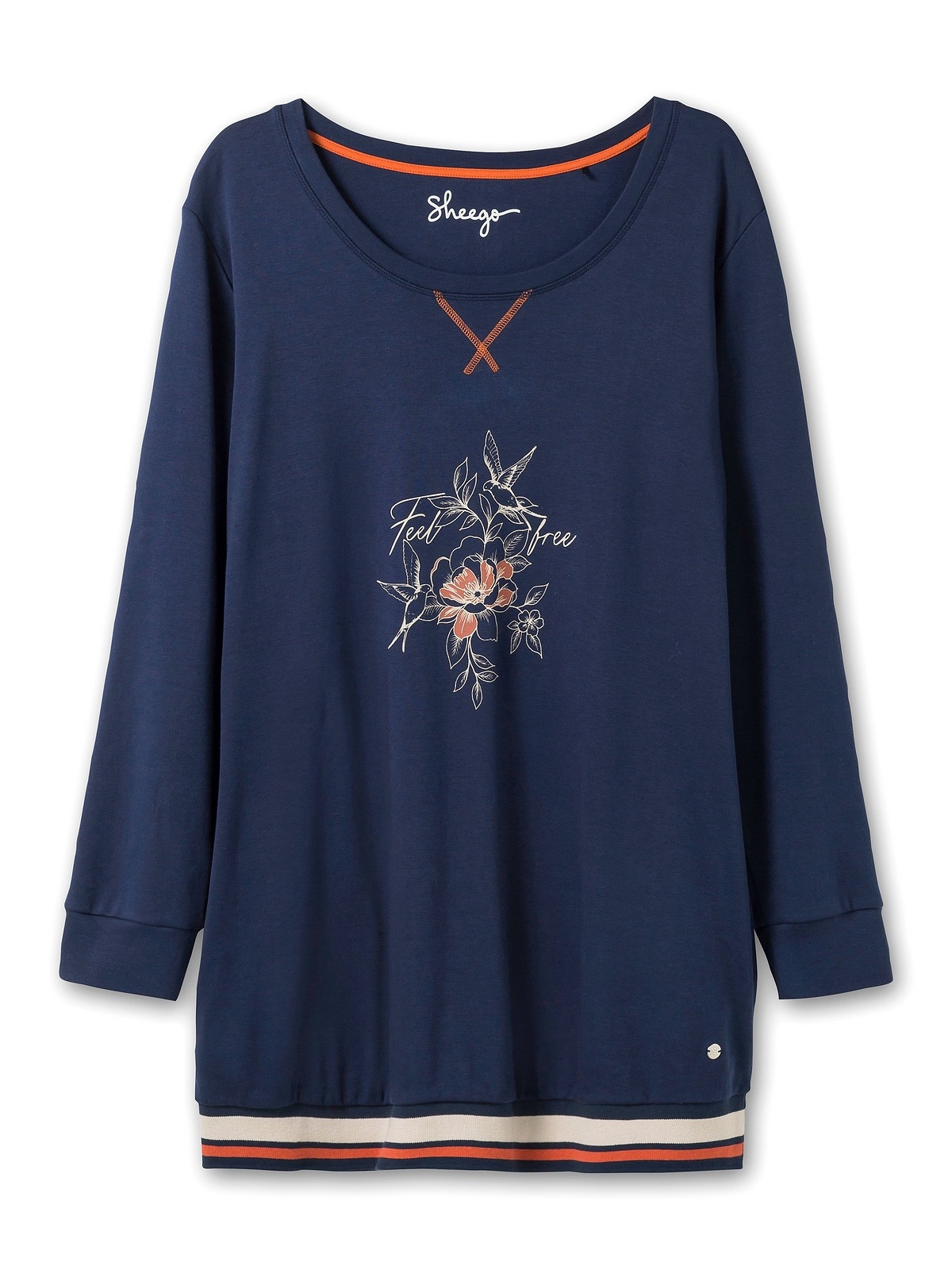 Sheego Sweatshirt »Große Größen«, aus formstabiler, weicher Interlock-Qualität