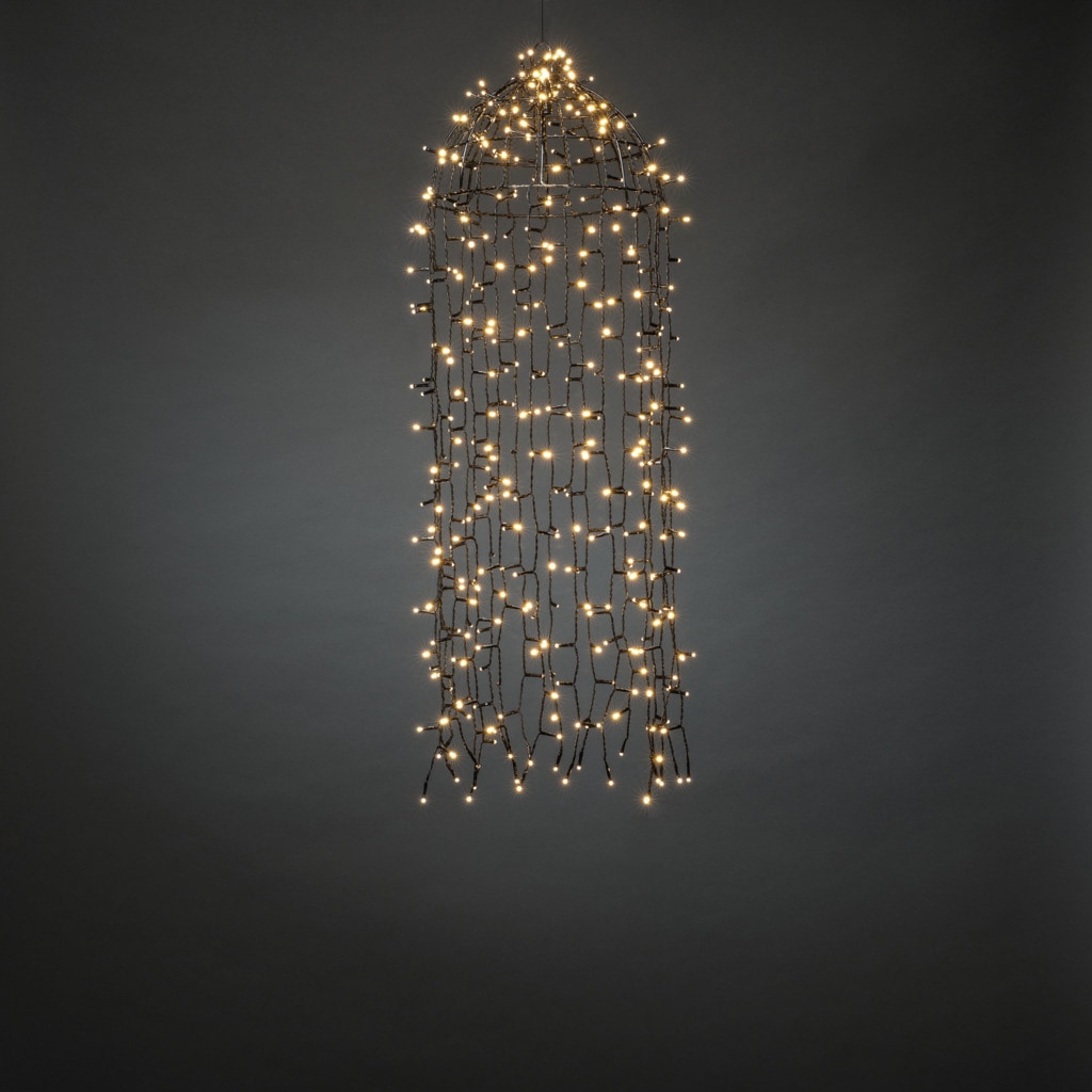 weiße Dioden schwarz, warm KONSTSMIDE aussen«, »Weihnachtsdeko BAUR kaufen LED-Lichtervorhang | 400