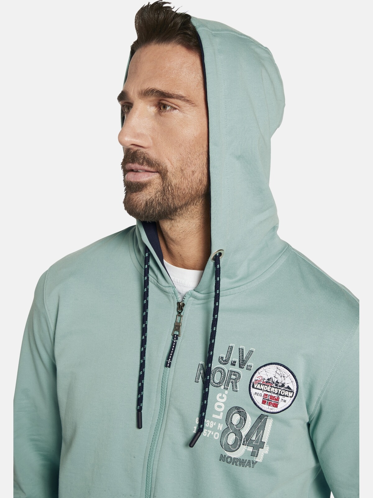 Jan Vanderstorm Kapuzensweatjacke »Sweatjacke GARRELF«