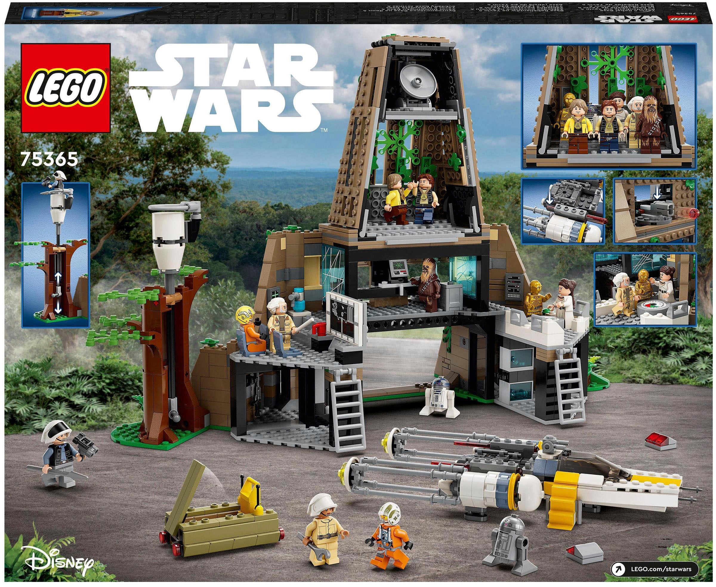 LEGO® Konstruktionsspielsteine »Rebellenbasis auf Yavin 4 (75365), LEGO® Star Wars«, (1066 St.), Made in Europe