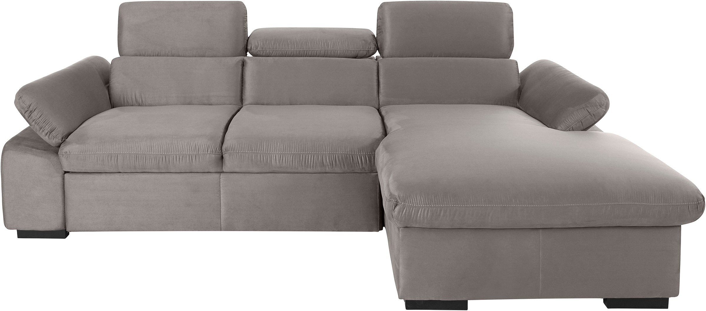 COTTA Ecksofa "Lola L-Form mit Kopfteilfunktion & Hocker" wahlweise mit Bet günstig online kaufen