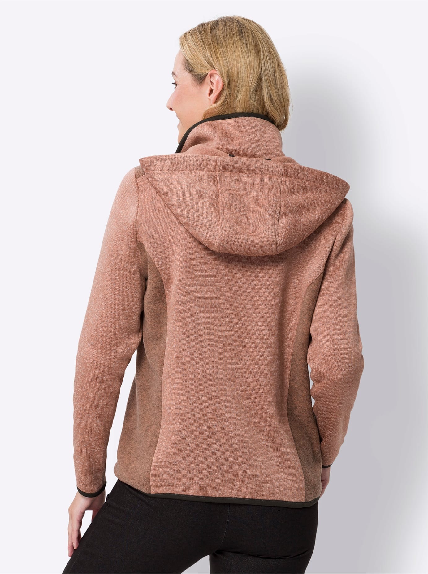 Classic Basics Strickfleecejacke, mit Kapuze günstig online kaufen