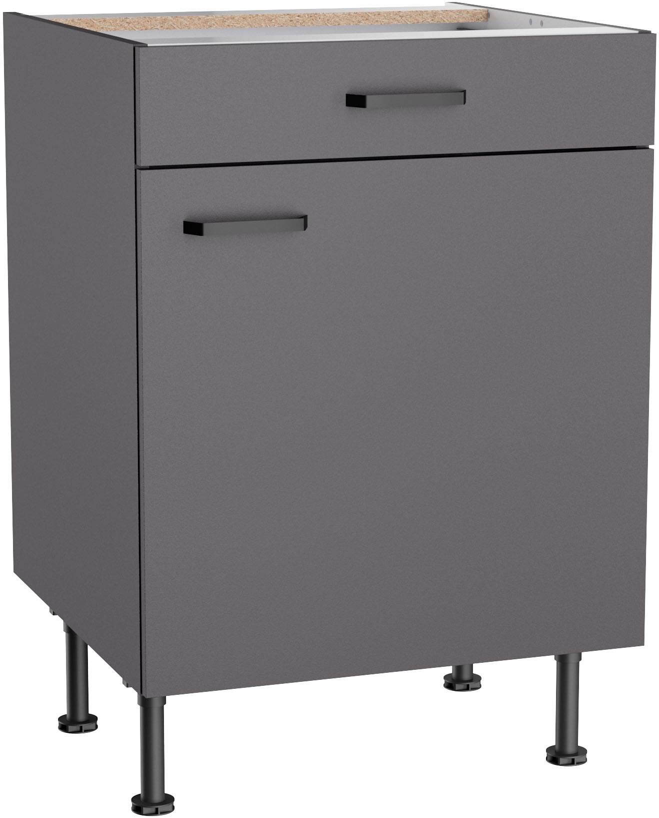 KOCHSTATION Unterschrank "KS-Paula" 60 cm breit, 87 cm hoch, mit 1 Schubkas günstig online kaufen