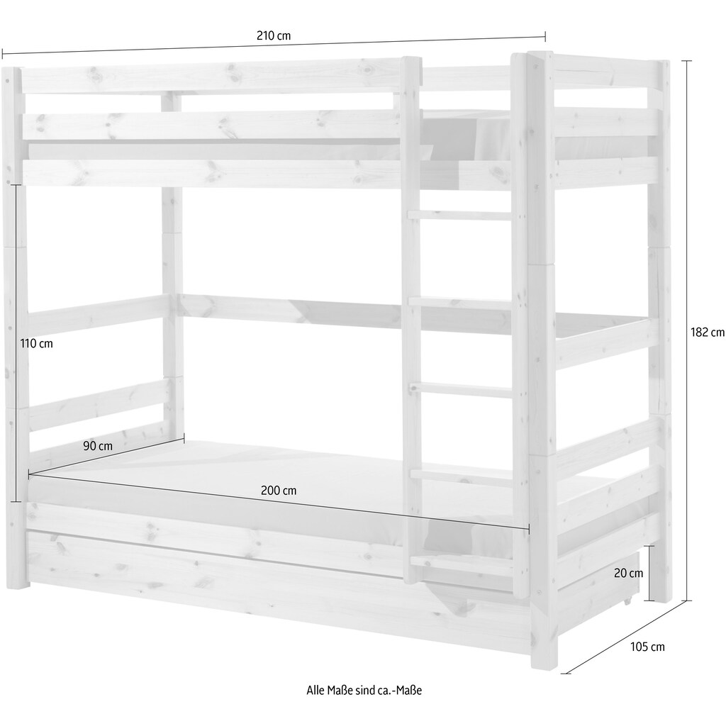 Vipack Etagenbett »Pino«