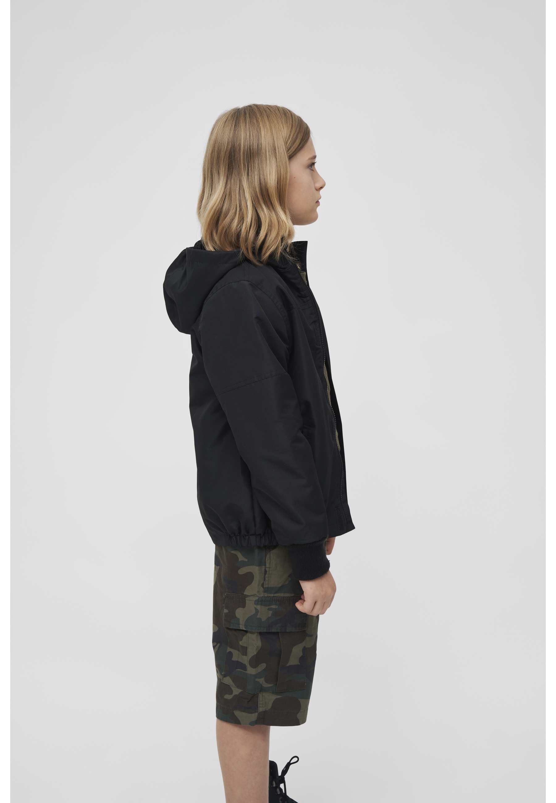 Brandit Allwetterjacke »Brandit Unisex Kids Windbreaker Frontzip« 1 Stk. tlg. mit Kapuze