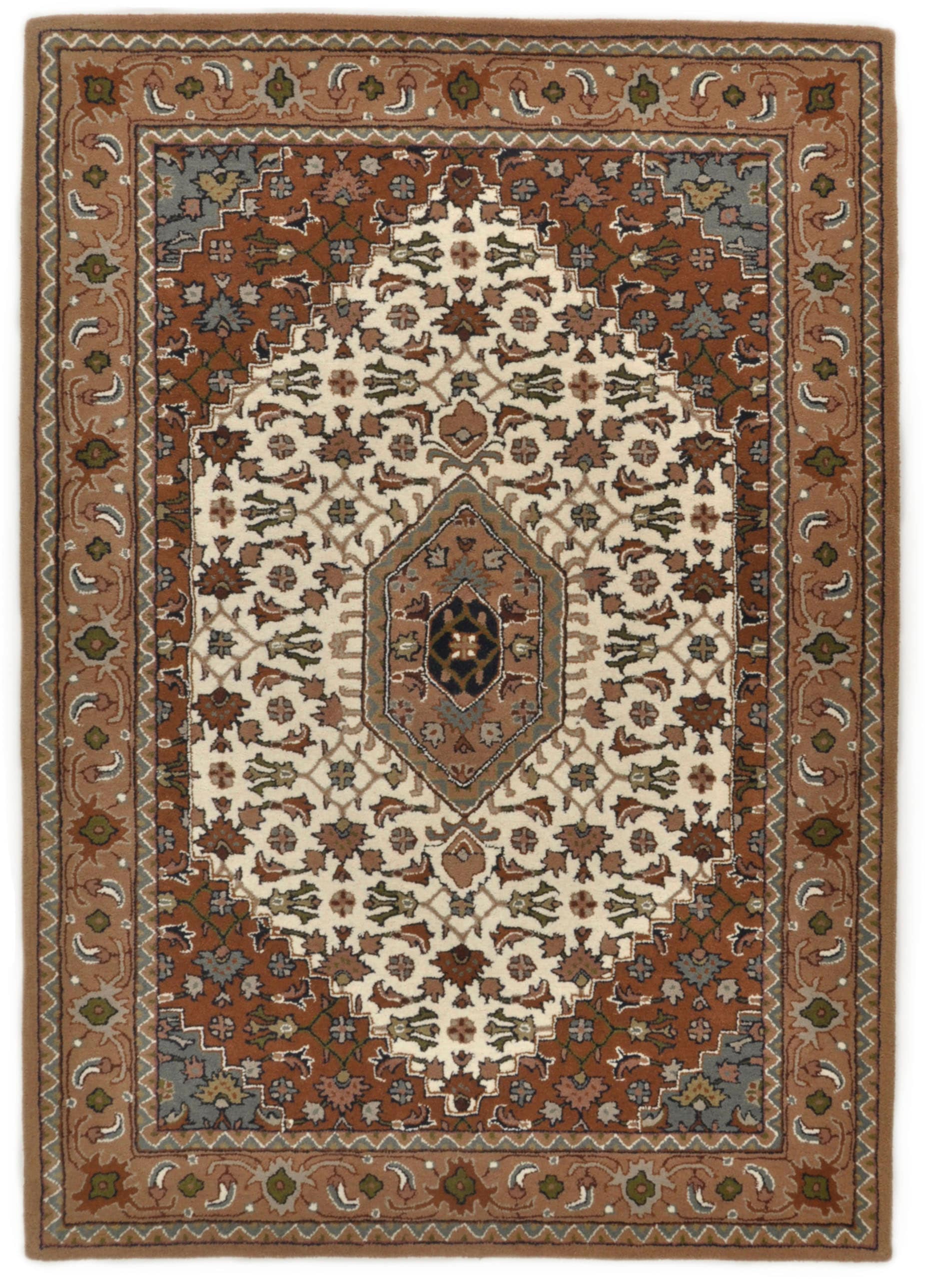 THEKO Wollteppich »Royal Orient - Bidjar 9«, rechteckig, 14 mm Höhe, Obermaterial: reine Wolle, handgetuftet, Orient-Optik
