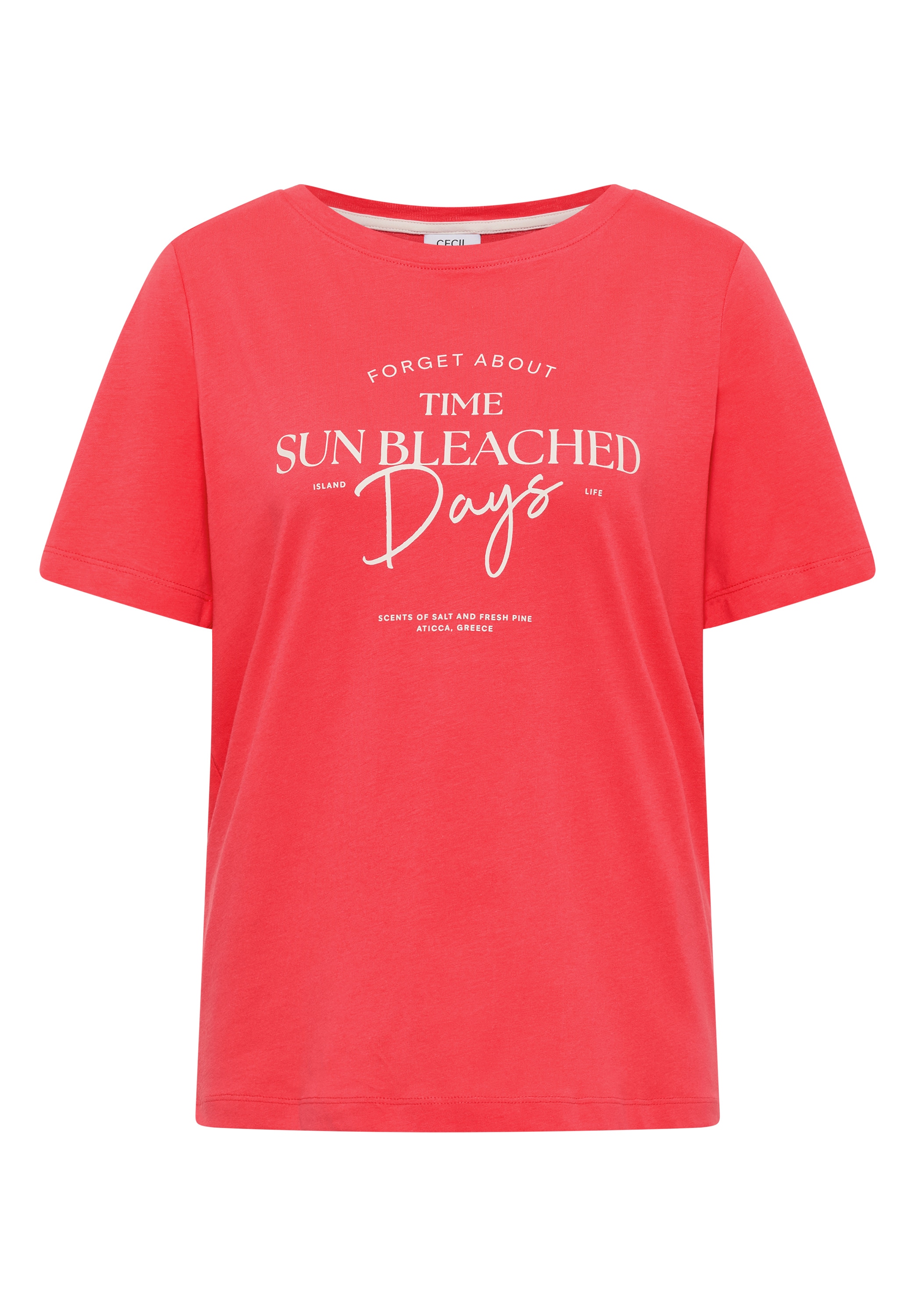 Cecil T-Shirt aus reiner Baumwolle