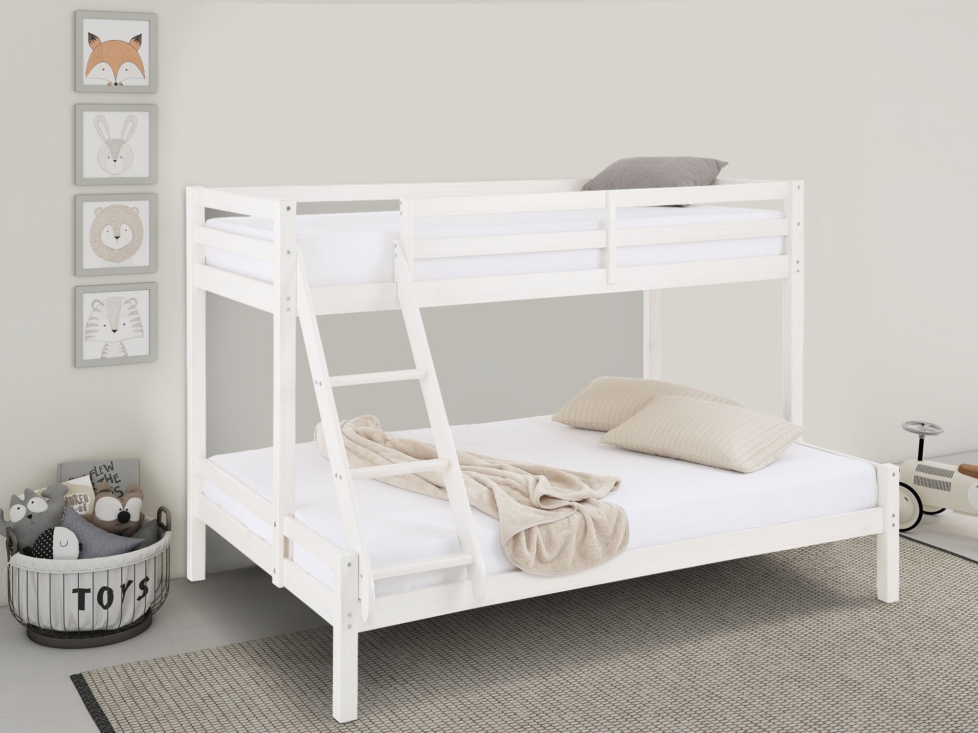 OTTO home Kinderbett "Alpi, Stockbett, Etagenbett, untere Liegefläche 140cm günstig online kaufen