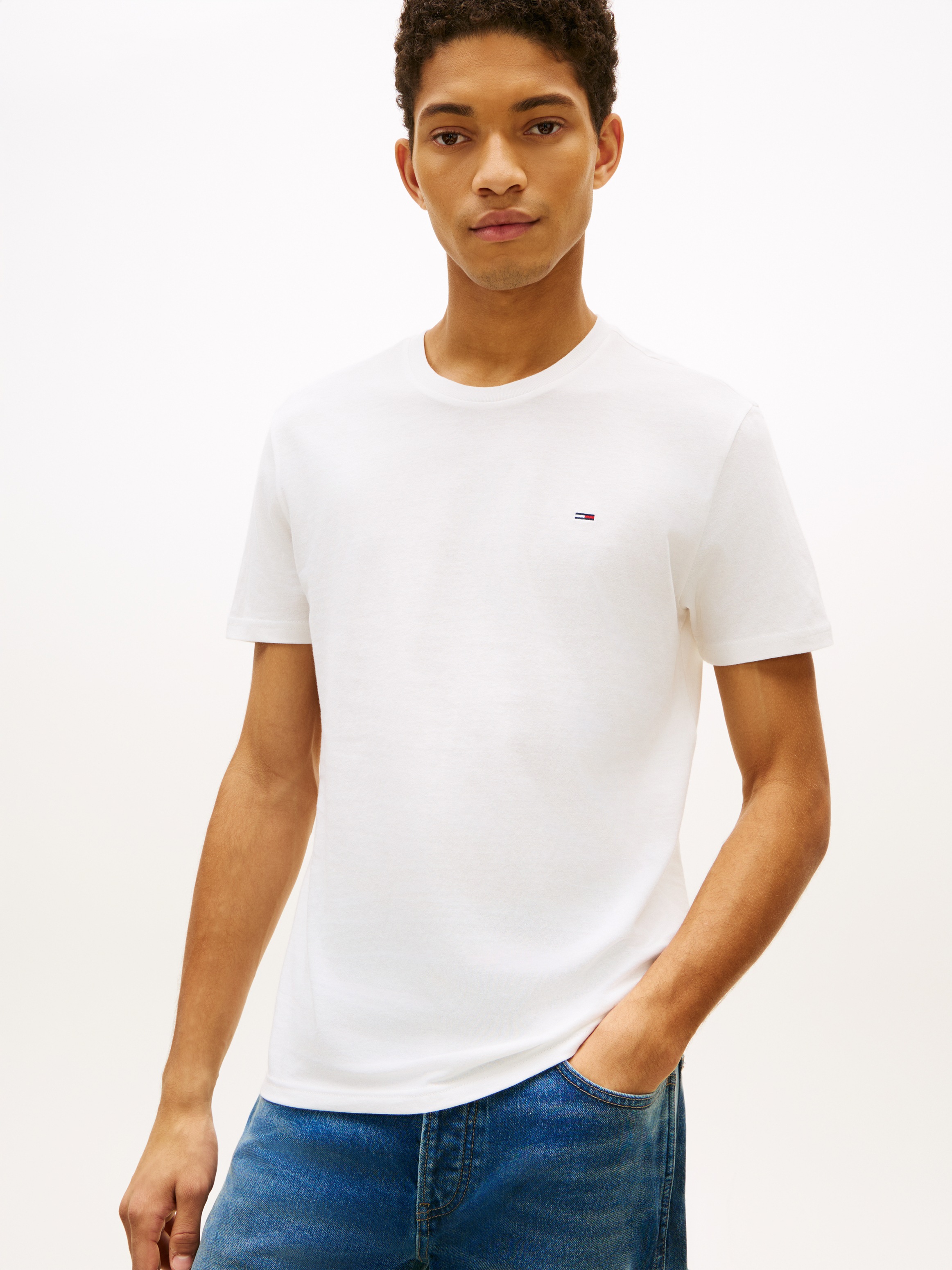 Tommy Jeans T-Shirt "TJM EXTRA SLIM 3 PACK" Packung, 3 Mit Rundhalsausschni günstig online kaufen