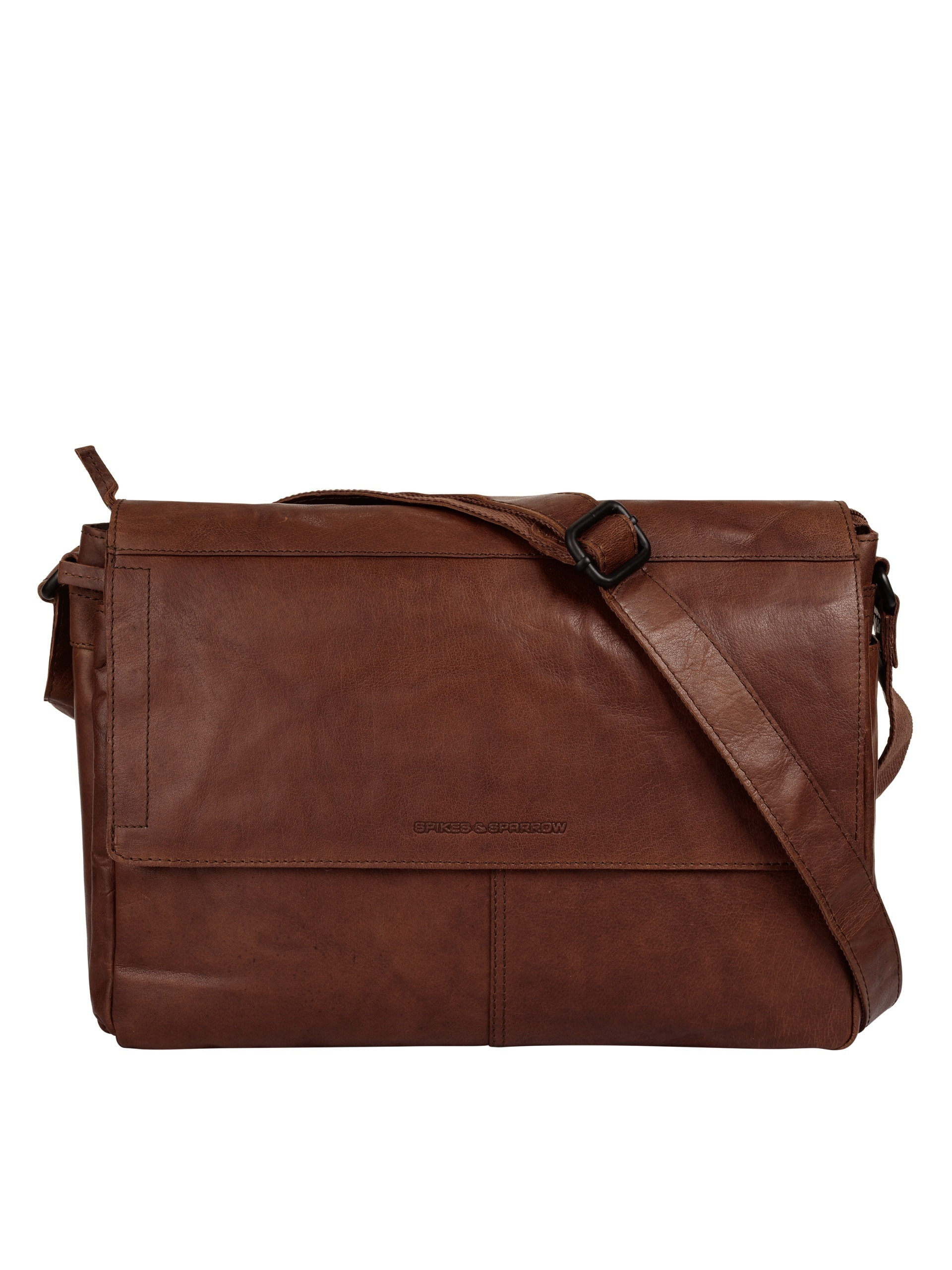 Spikes & Sparrow Messenger Bag, echt Leder