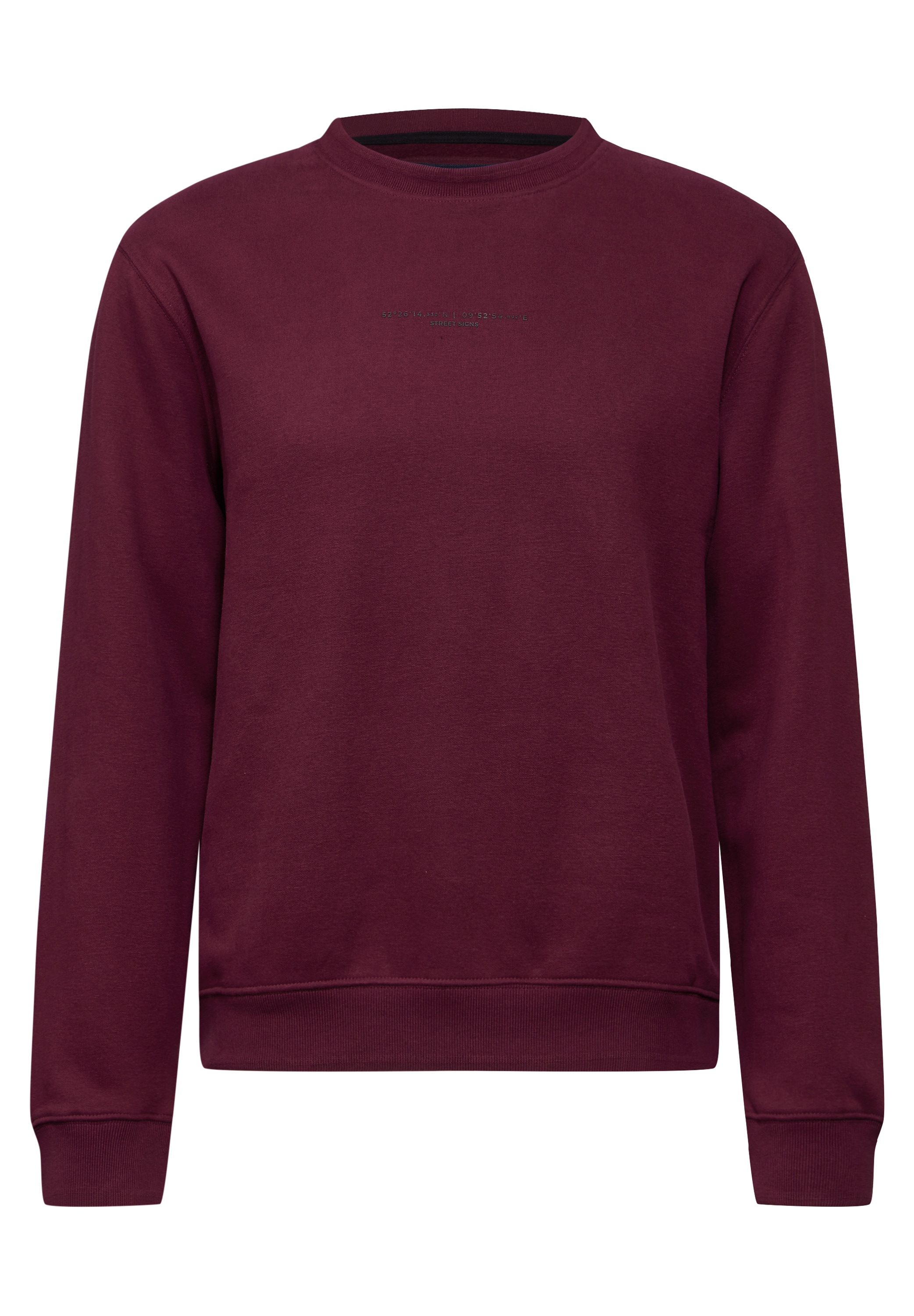 STREET ONE MEN Sweatshirt, im soften Baumwoll-Mix