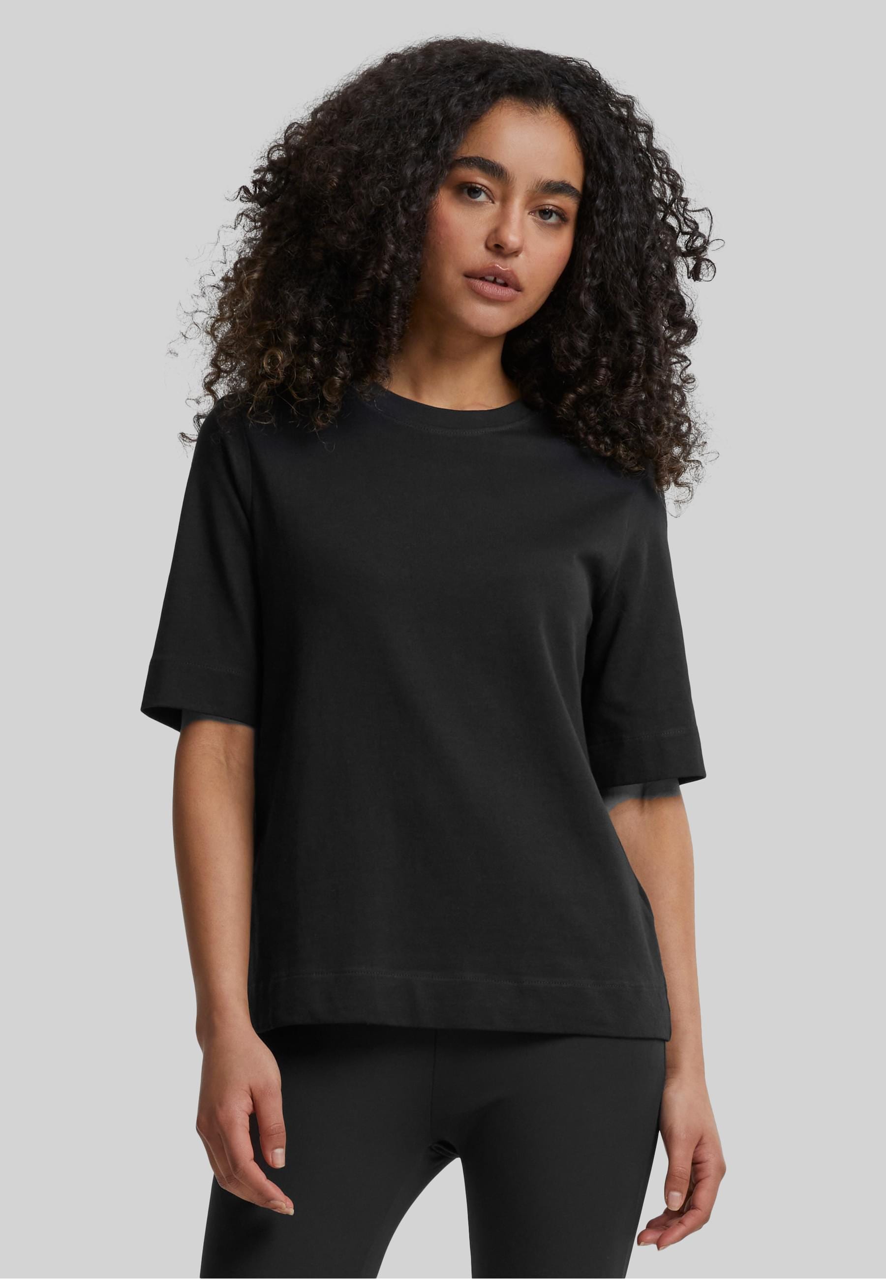 URBAN CLASSICS T-Shirt »Urban Classics Damen Ladies Classy Tee 2-Pack«, (1 tlg.)