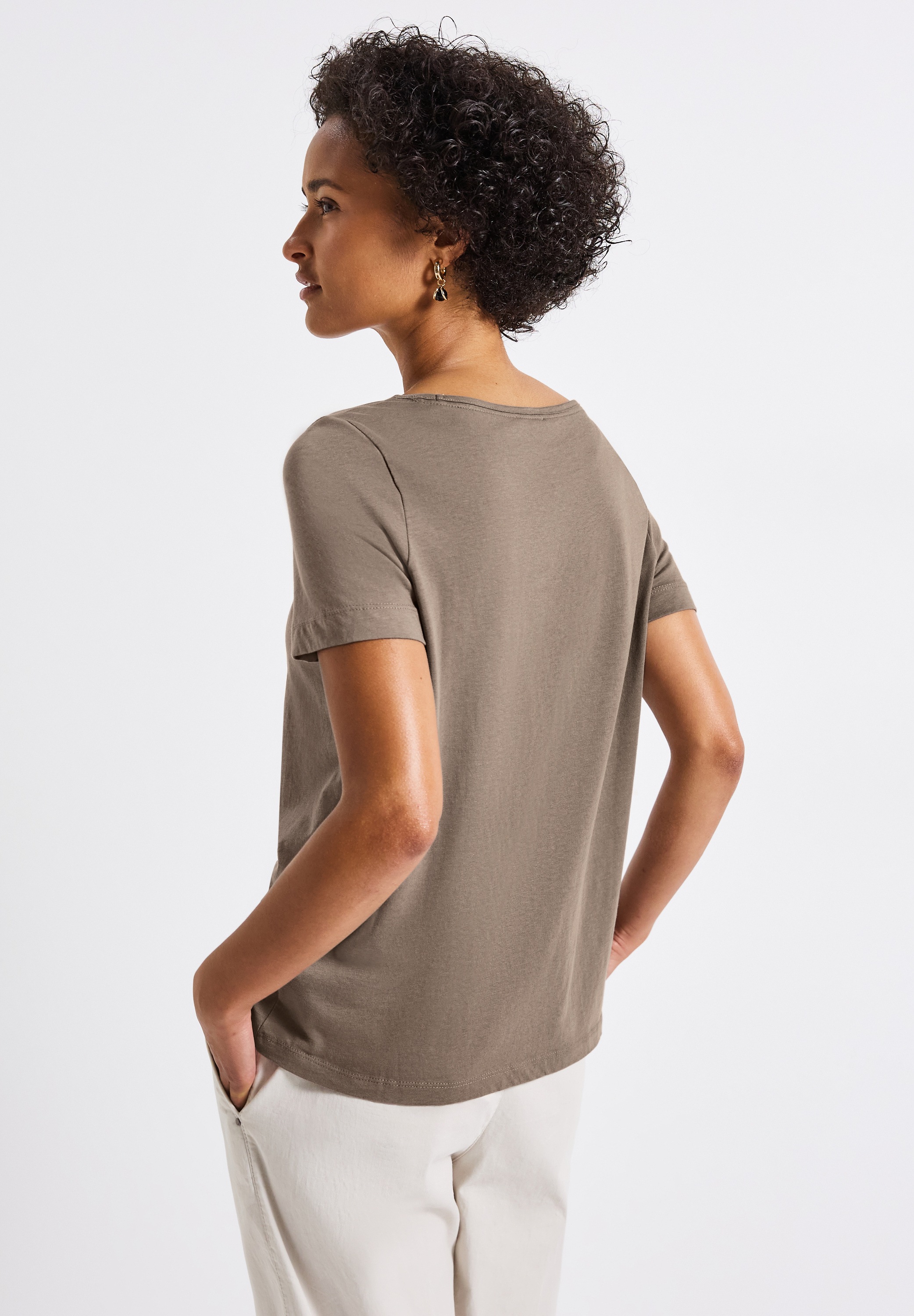 STREET ONE T-Shirt, mit Rundhalsausschnitt günstig online kaufen
