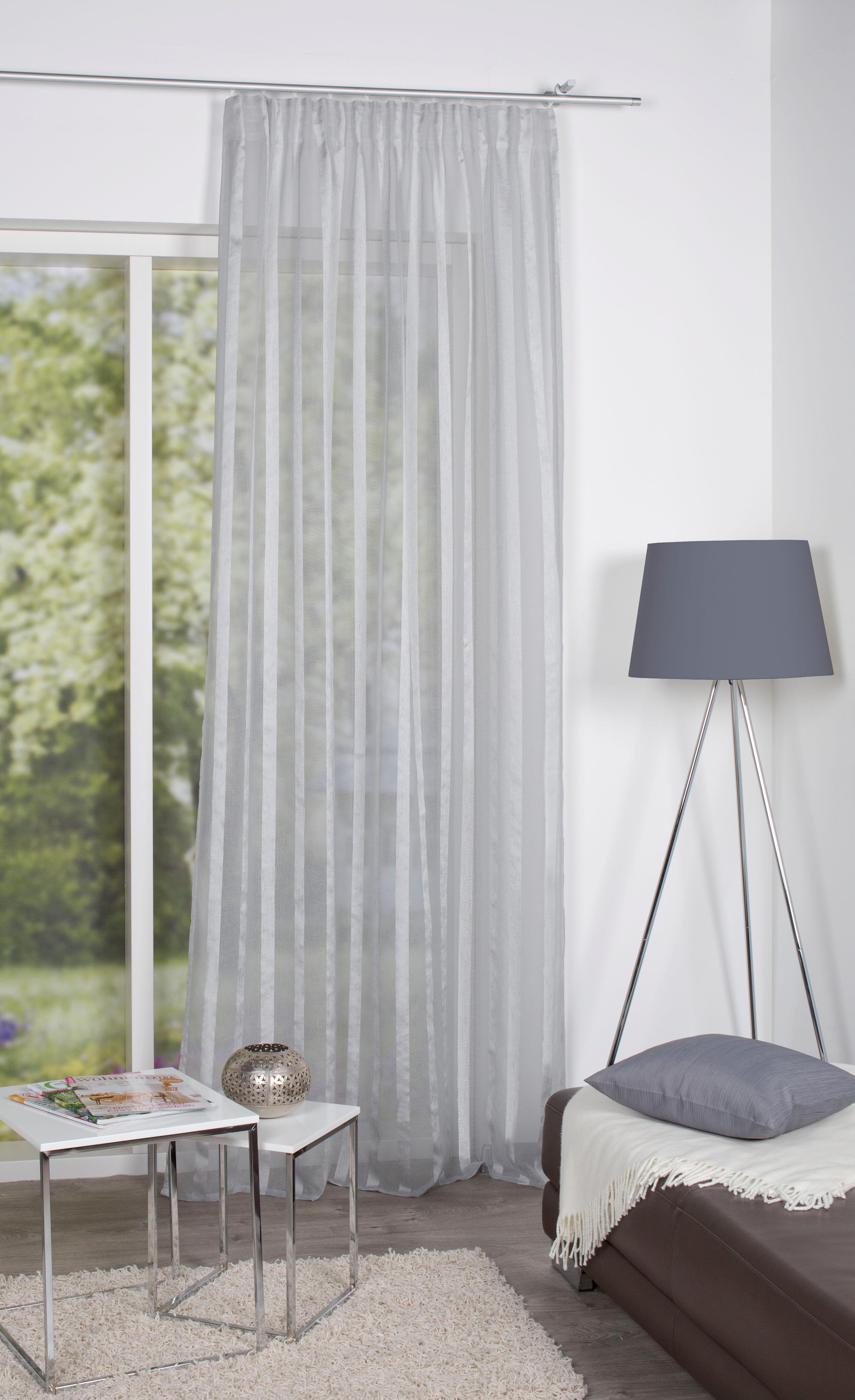 HOME WOHNIDEEN Gardine "EIKE" Multifunktionsband 1 Stk. tlg. HxB: 245x140, günstig online kaufen