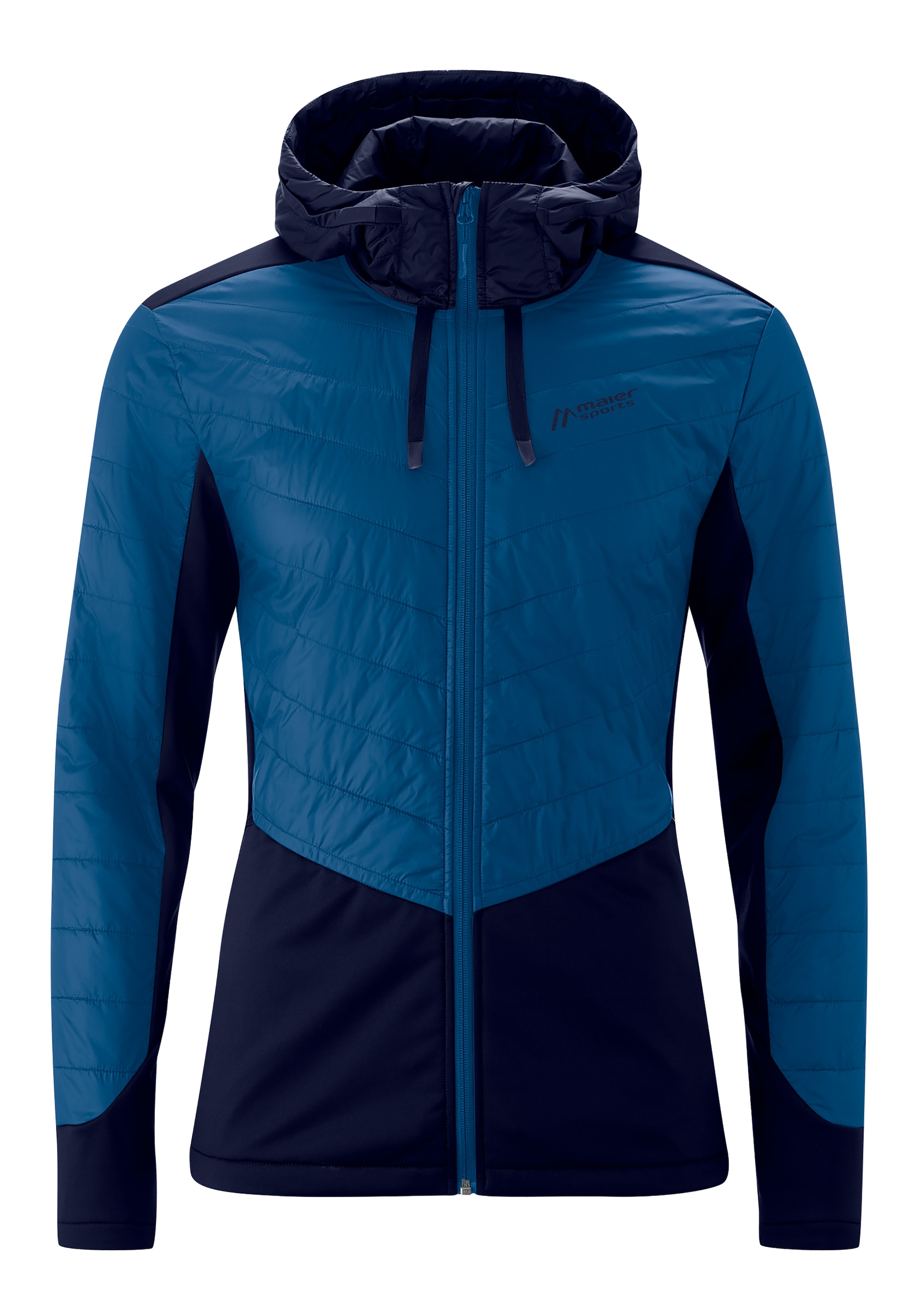 Maier Sports Funktionsjacke "Melbu Ice M", Vielseitig einsetzbare Hybridjacke aus Stretch-Fleece