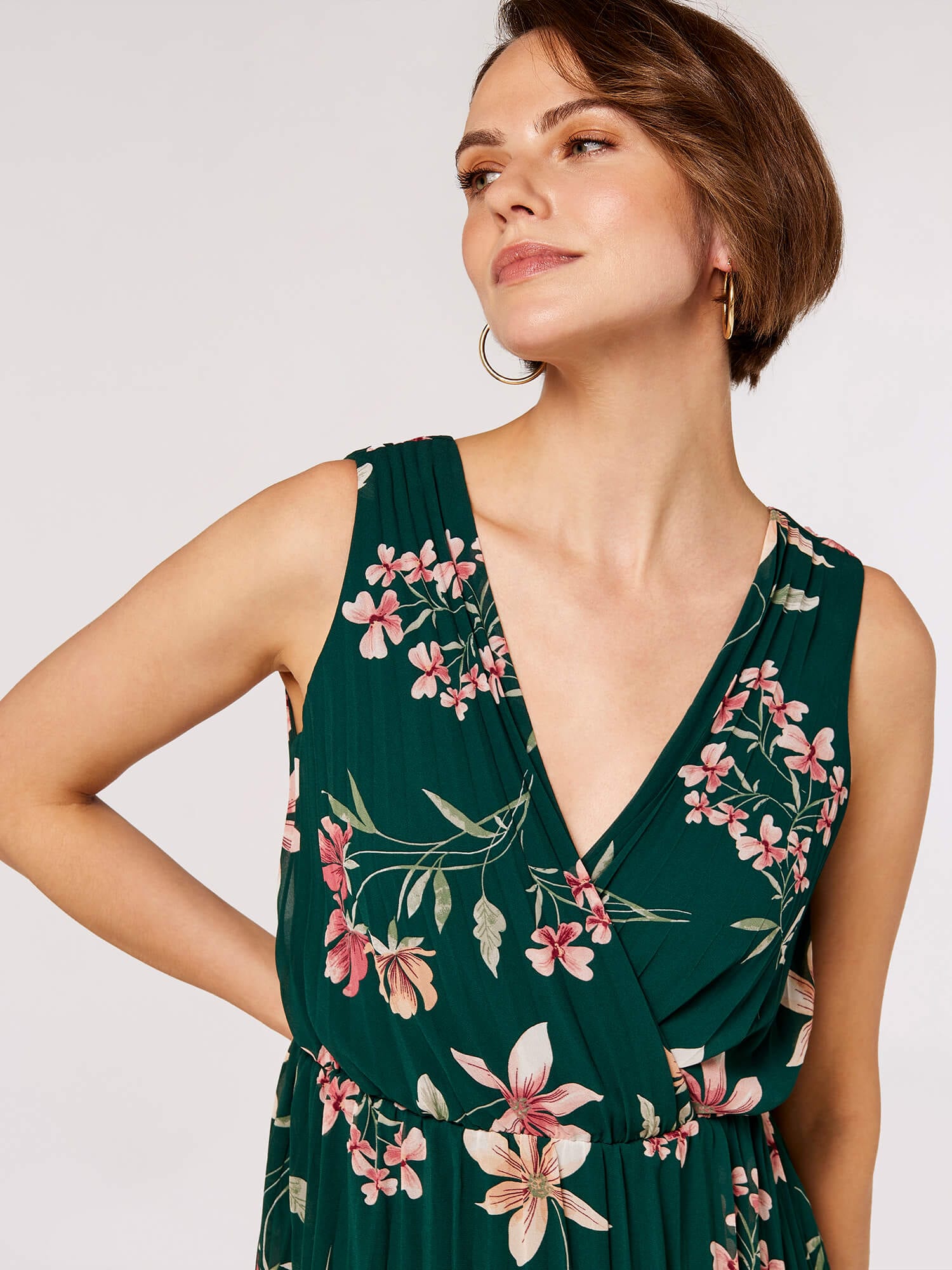 Apricot Druckkleid »Midikleid« beidseitig tragbar