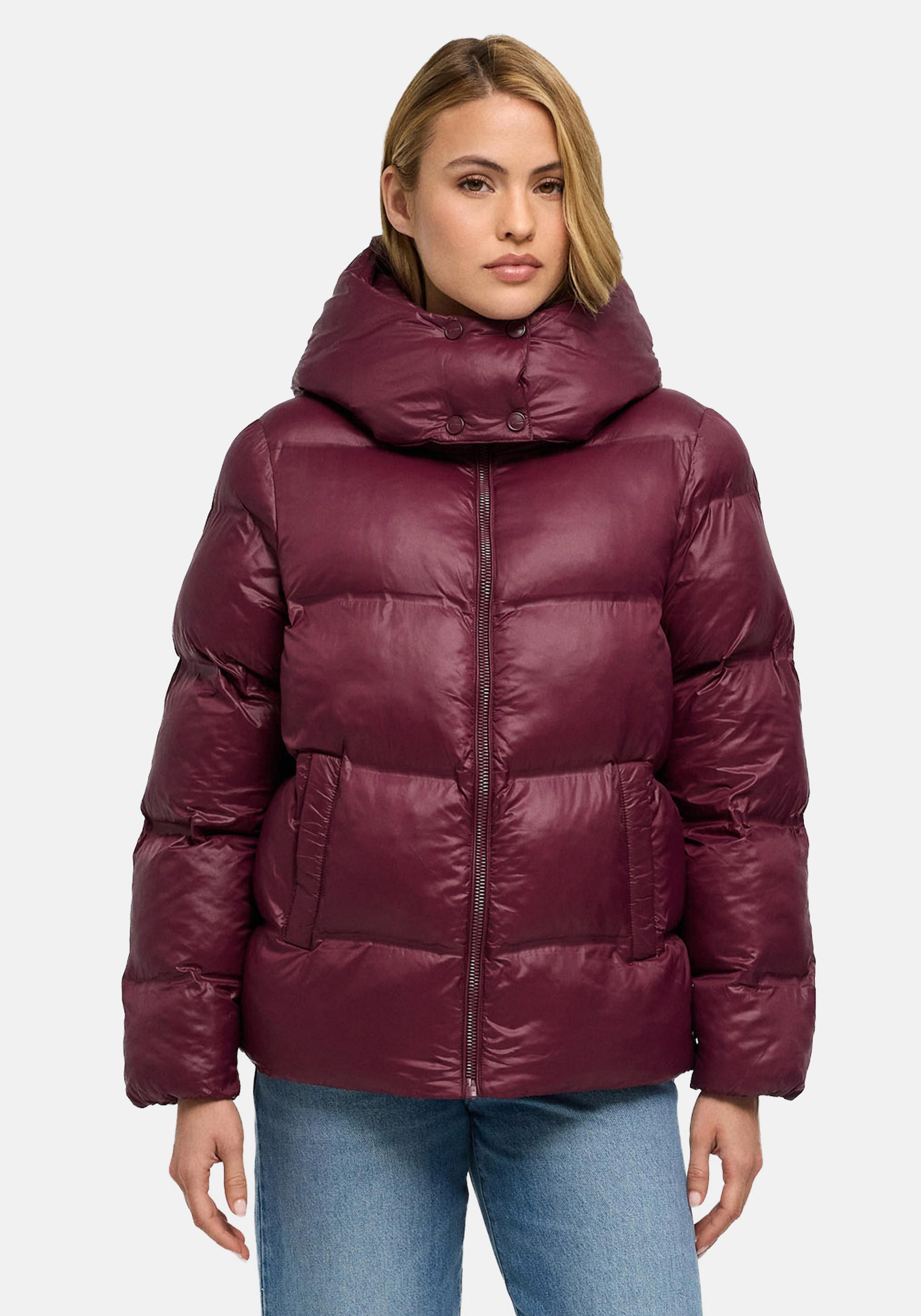 Navahoo Steppjacke "Snow-Frame 14" mit Kapuze Damen Winterjacke mit abnehmbarer Kapuze