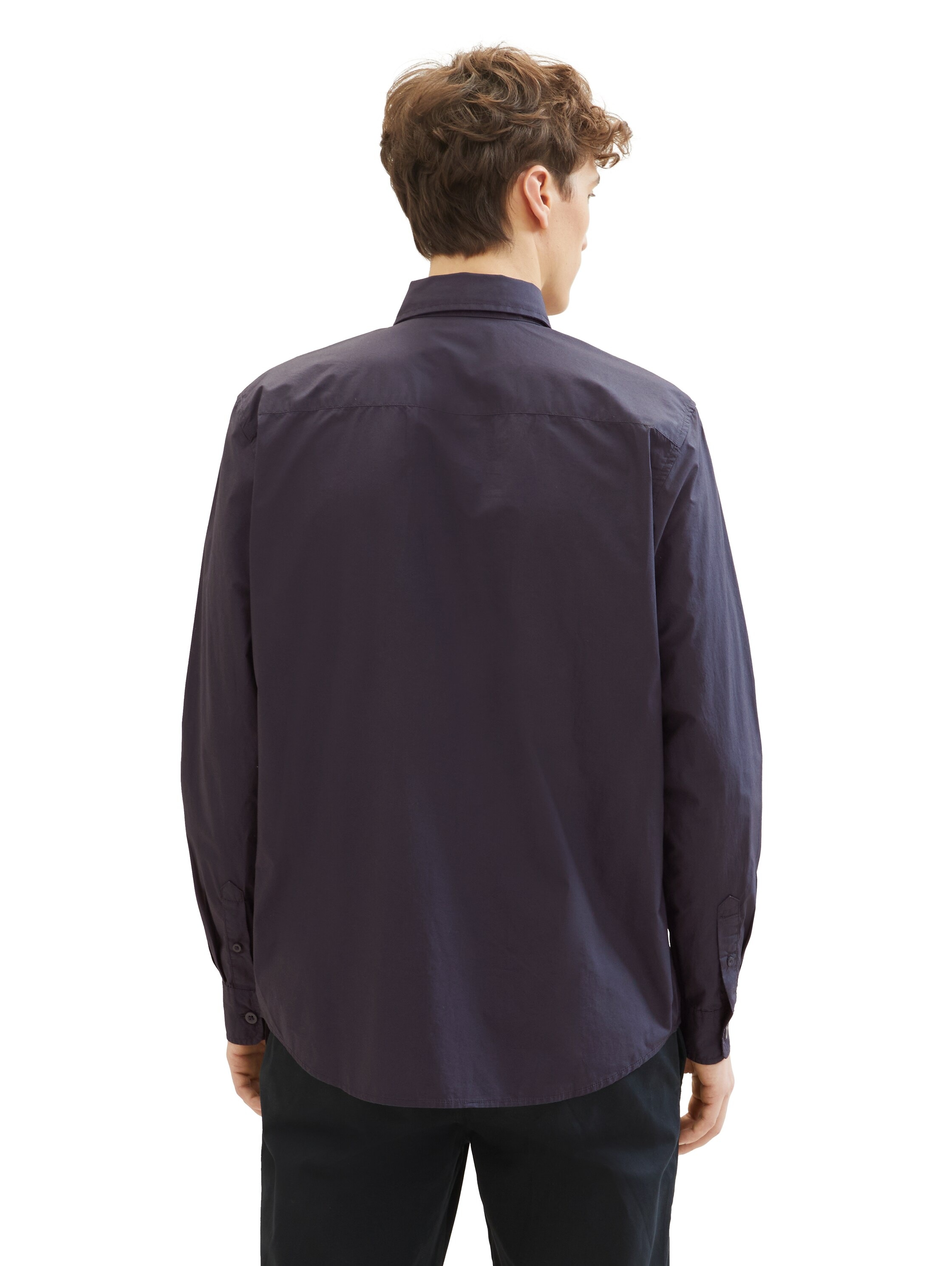 TOM TAILOR Denim Langarmhemd, mit Knopfleiste