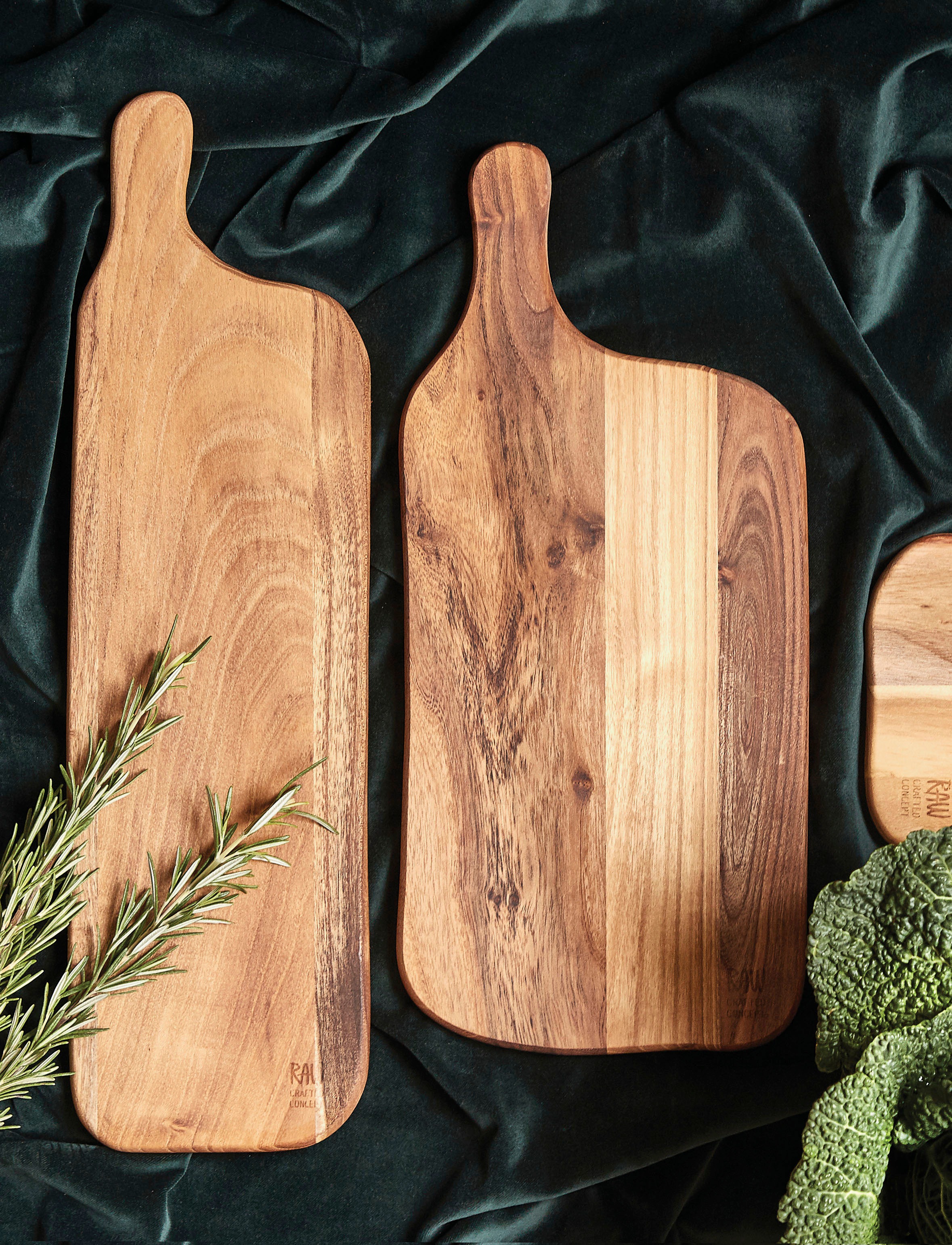 aida RAW Schneidebrett "RAW Teak" organisch, jedes Stück ein Unikat günstig online kaufen