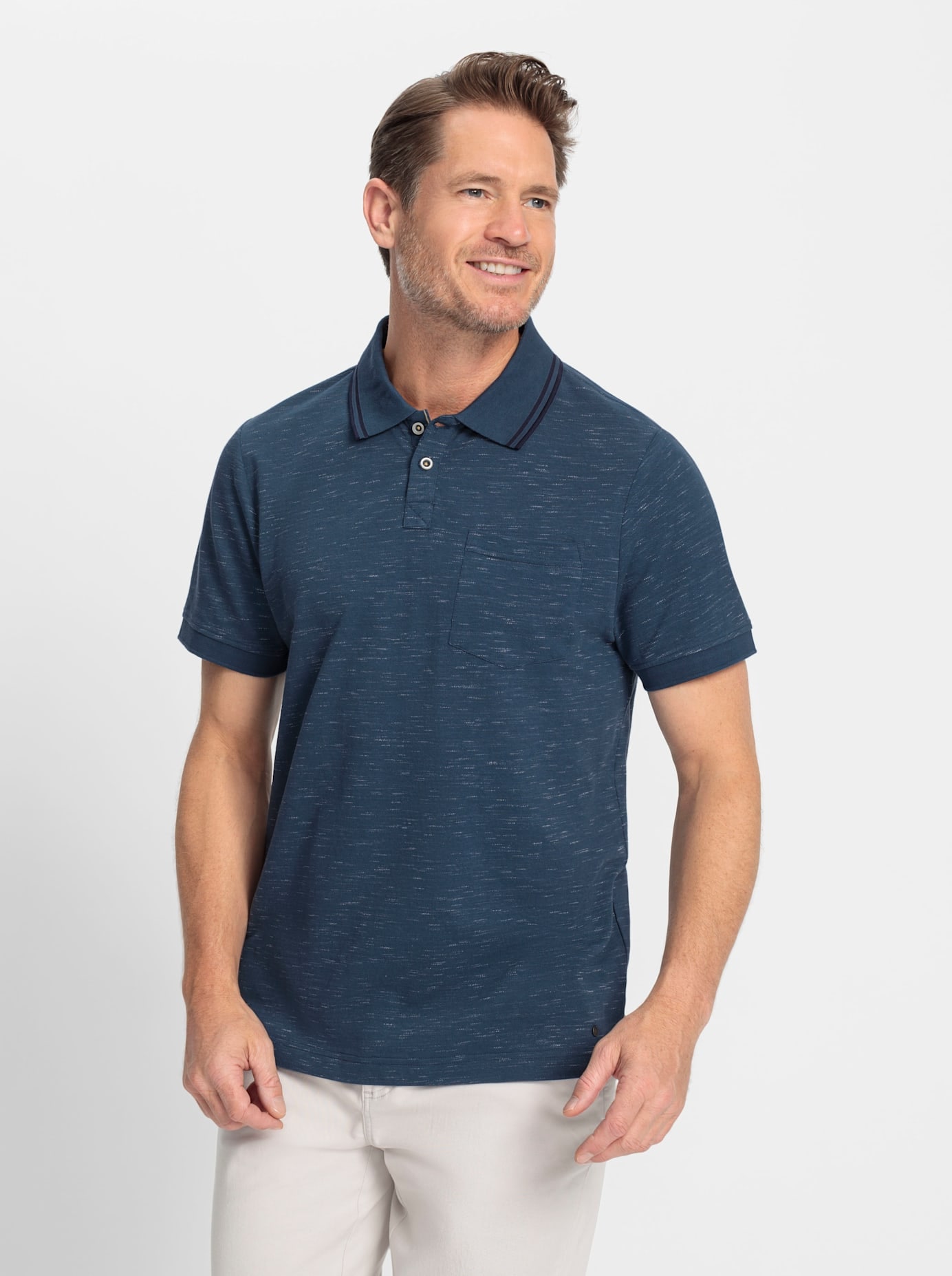 Marco Donati Kurzarmshirt »Kurzarm-Poloshirt«, (1 tlg.)