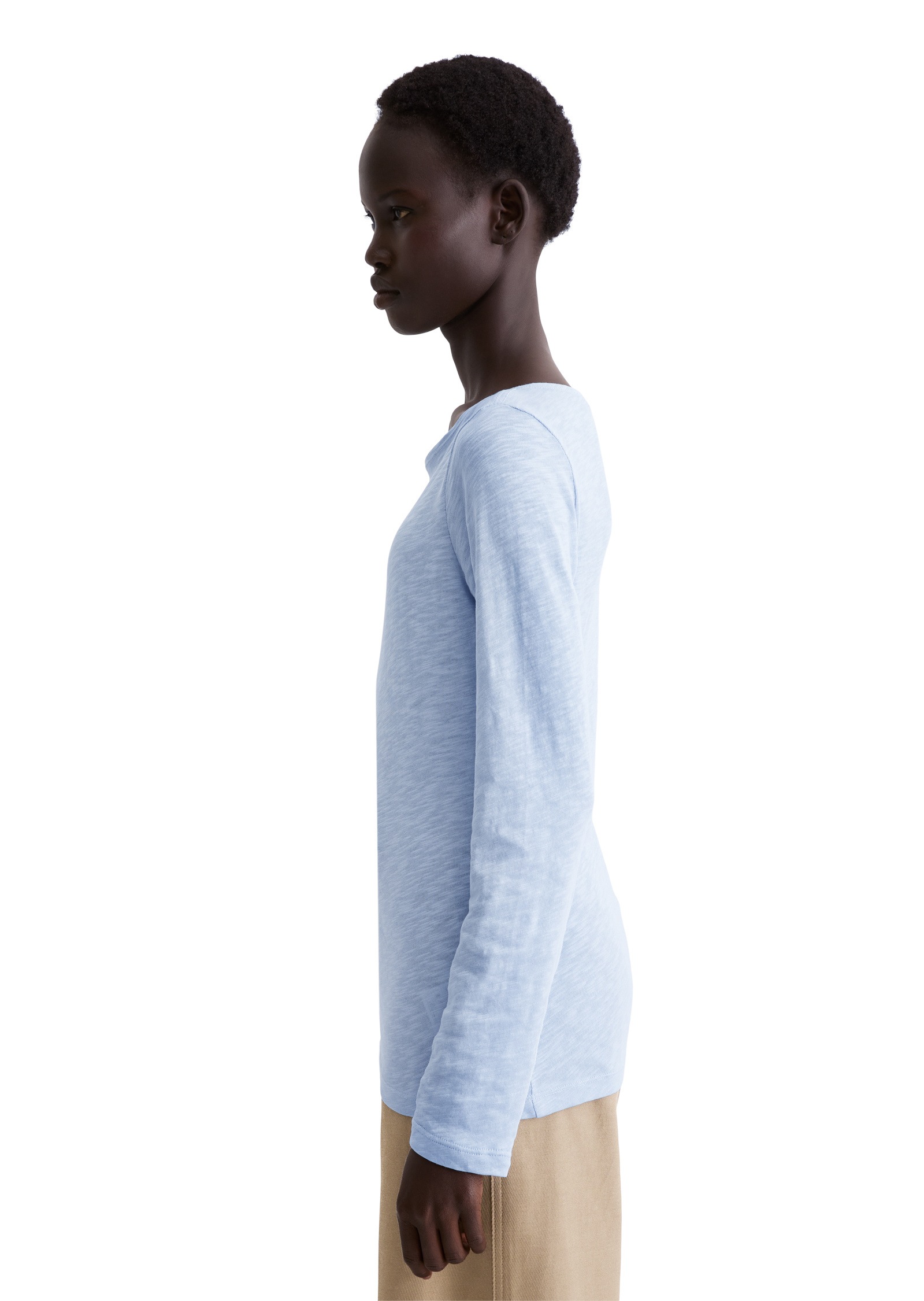 Marc OPolo Langarmshirt "aus Organic Cotton-Qualität" günstig online kaufen