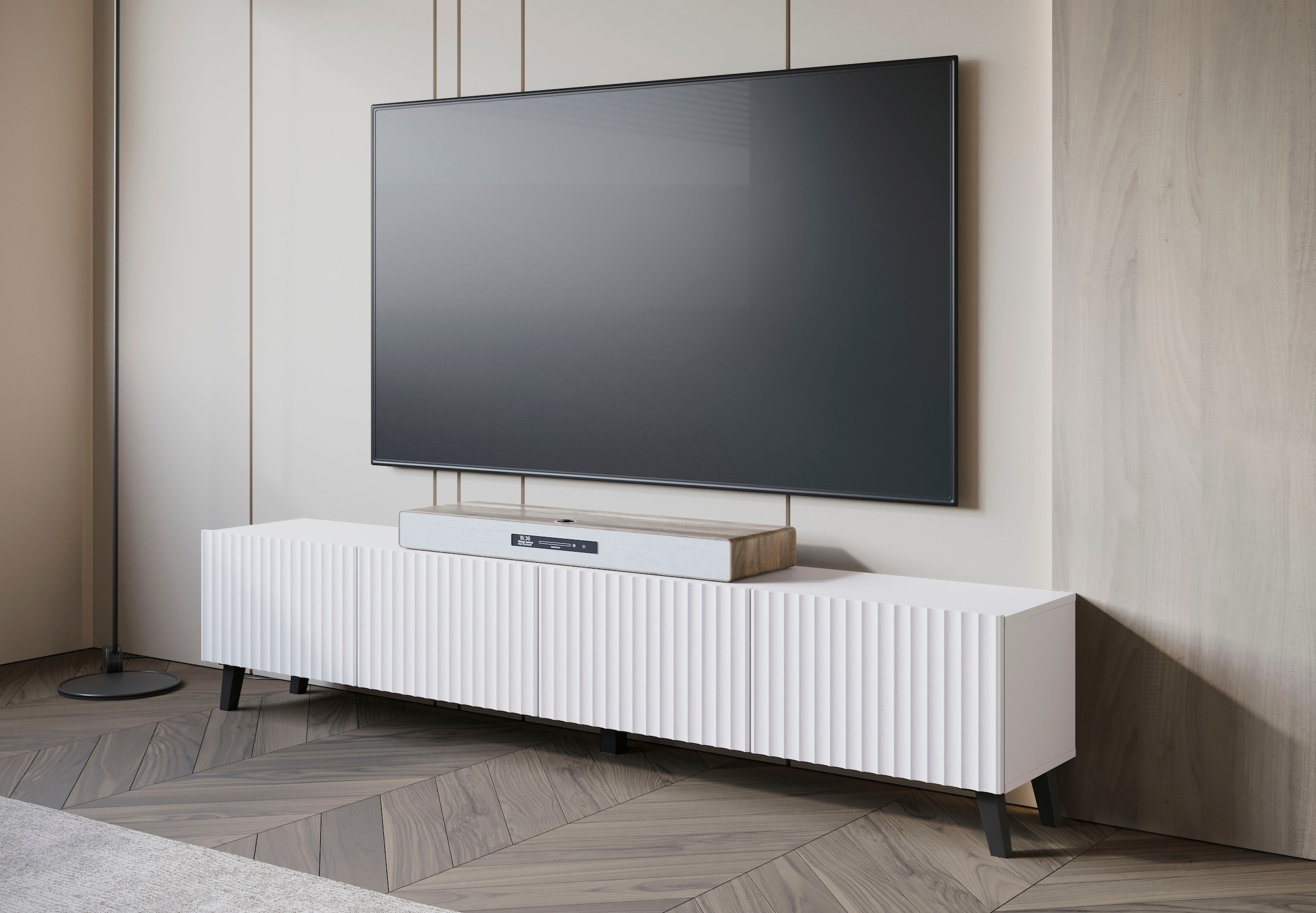 INOSIGN Lowboard »PHUKET«, TV-Board mit Strukturfront, Breite ca. 190 cm