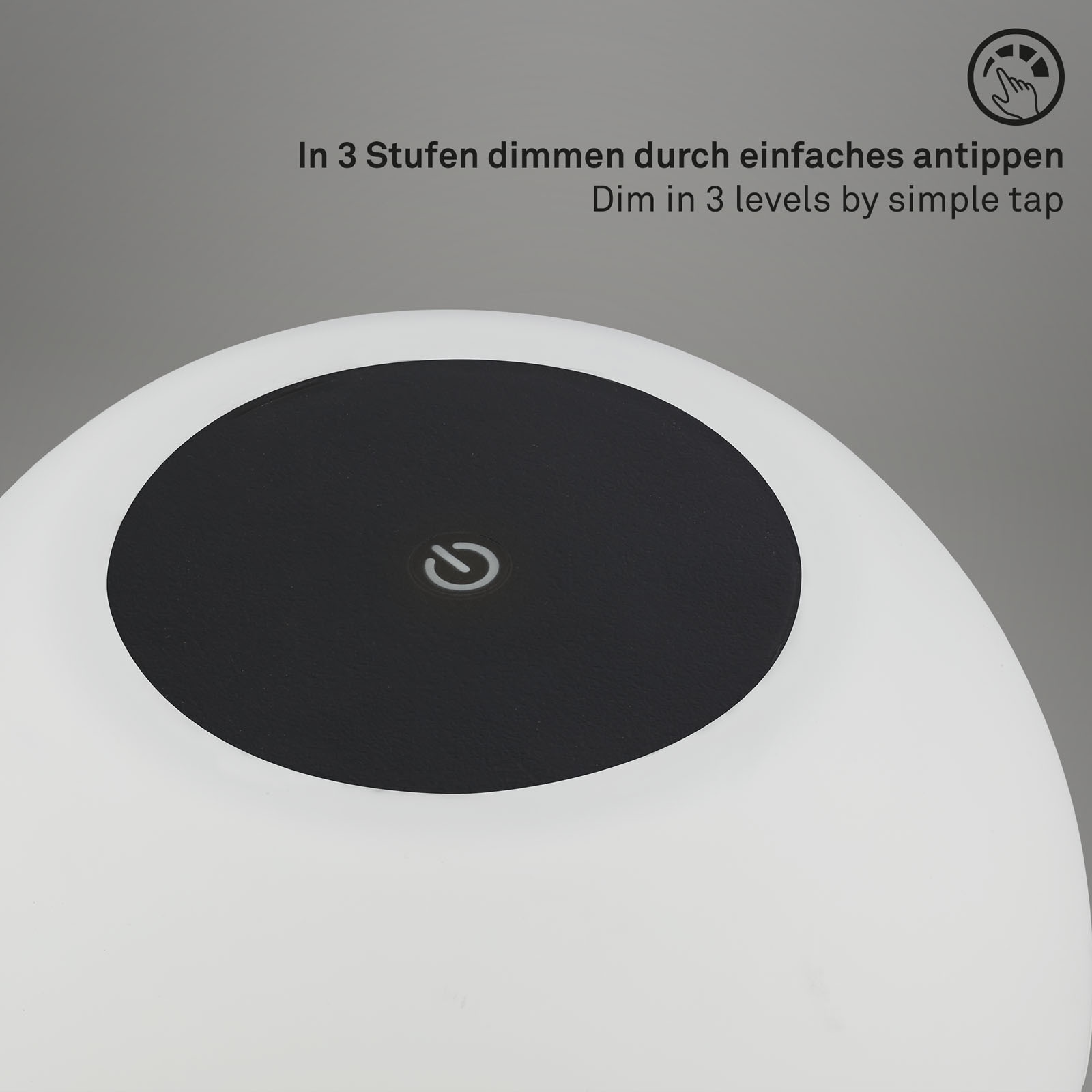 Briloner Leuchten LED Dekolicht »POKA« LED-Modul 1 Stk. Warmweiß 16 x 15 cm, Indoor/Outdoor, Balkon, Wohnzimmer