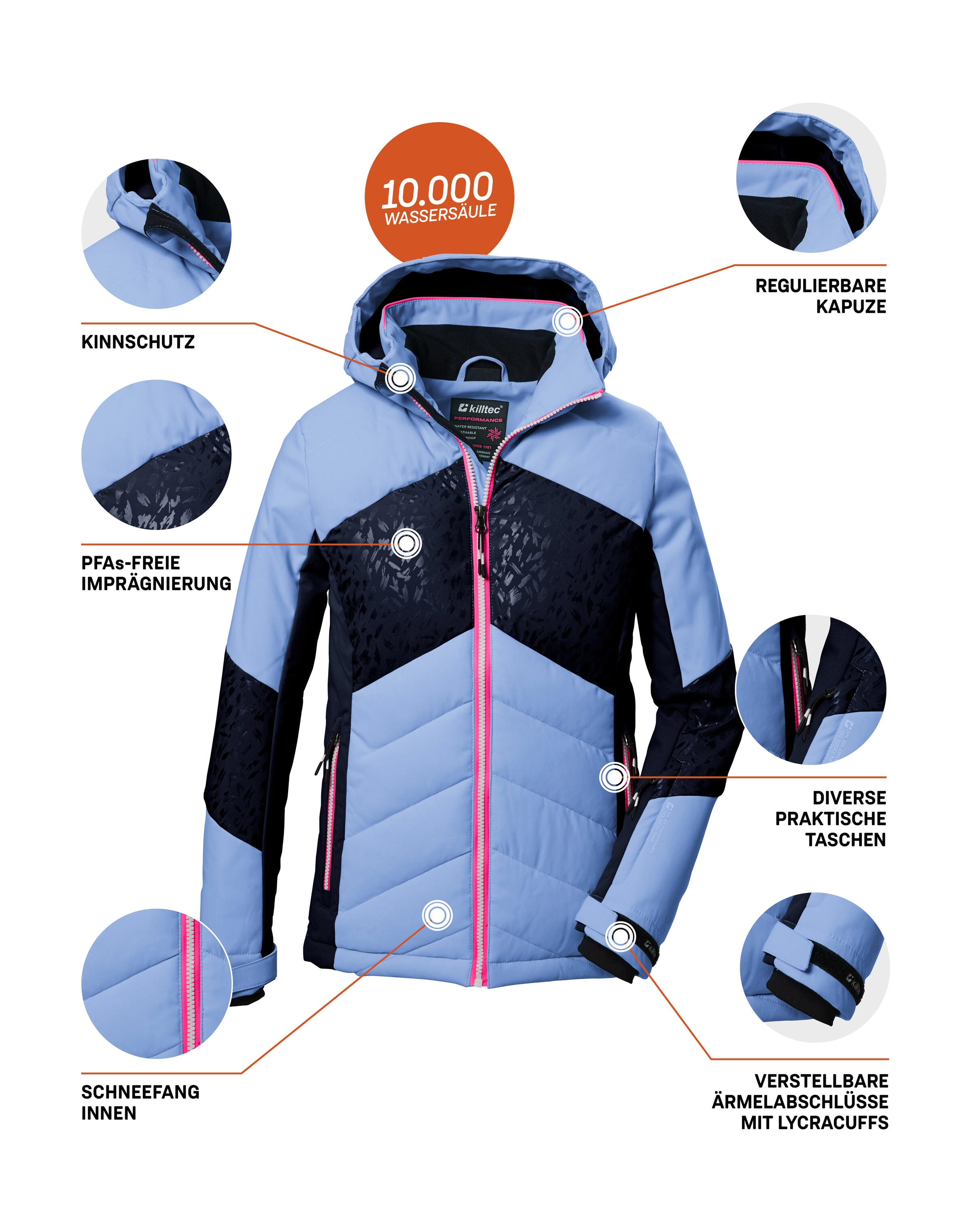 Killtec Skijacke »KSW 342 GRLS SKI QLTD JCKT«