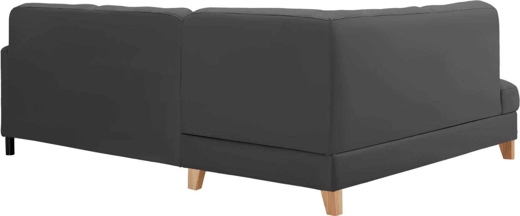 exxpo - sofa fashion Ecksofa »Elio, kompakt und komfortabel, bequem, zeitloses Design, L-Form«, wahlweise mit Bettfunktion und Bettkasten