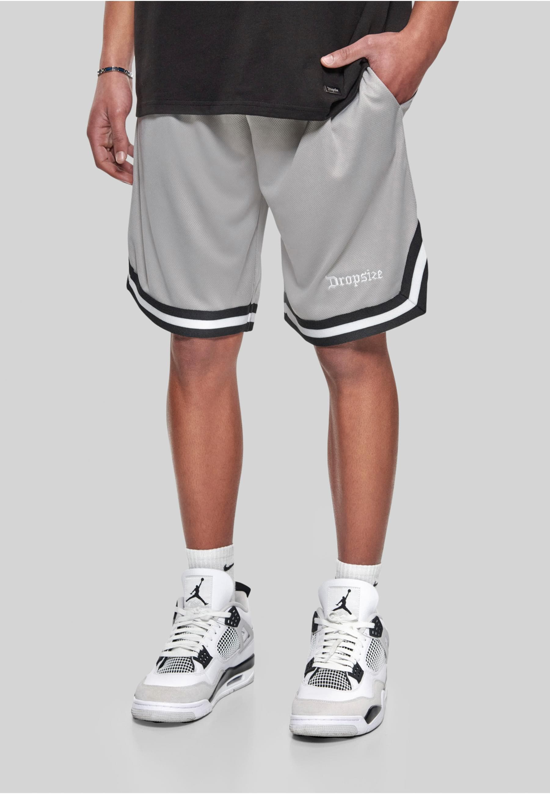 Dropsize Shorts »Dropsize Herren Dropsize Logo Mesh Shorts«, (1 tlg.)
