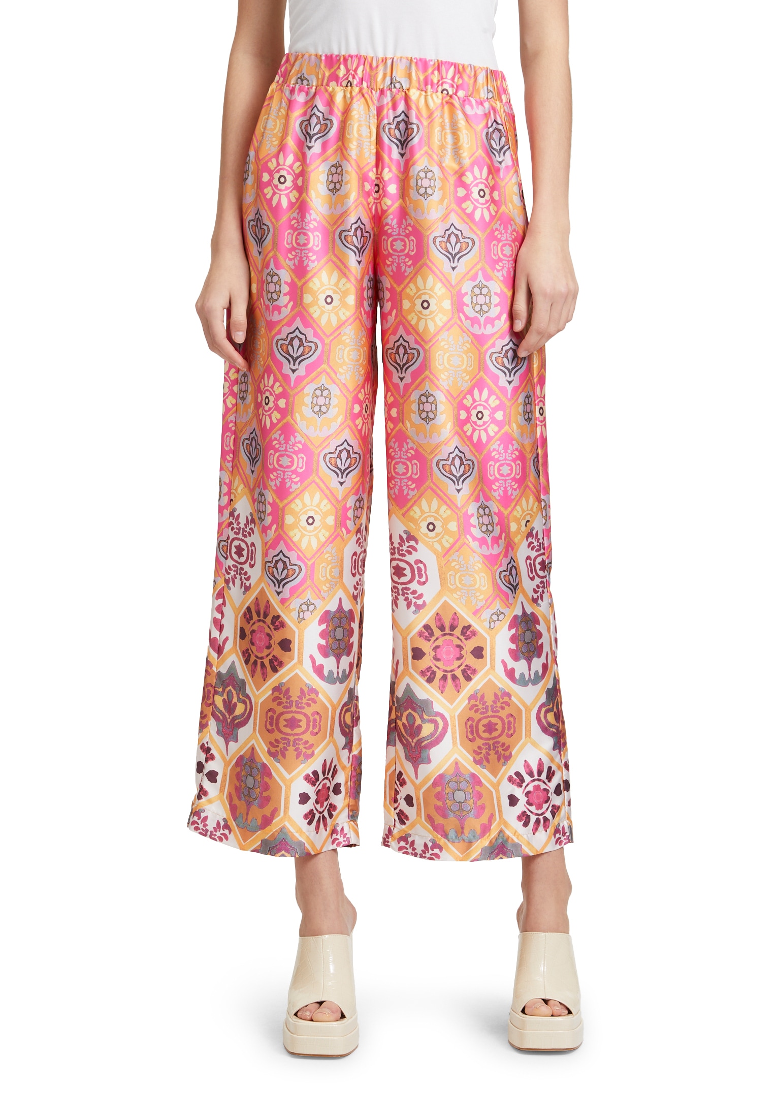 Cartoon Palazzohose "Cartoon Damen Palazzo-Hose mit weitem Bein", Material günstig online kaufen