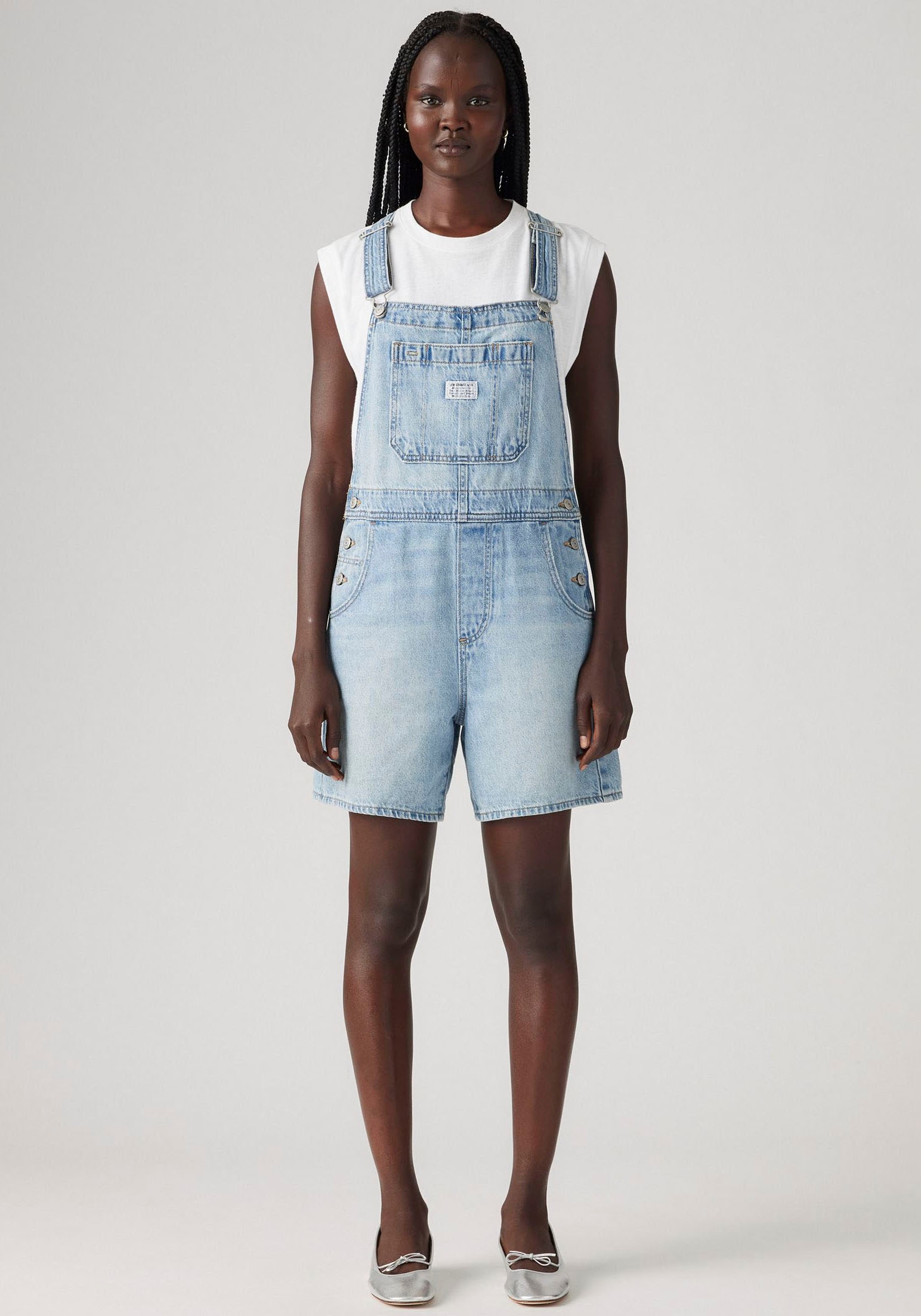 Levis Latzhose "UTILITY SHORTALL" Sommerhose im Five-Pocket Style
