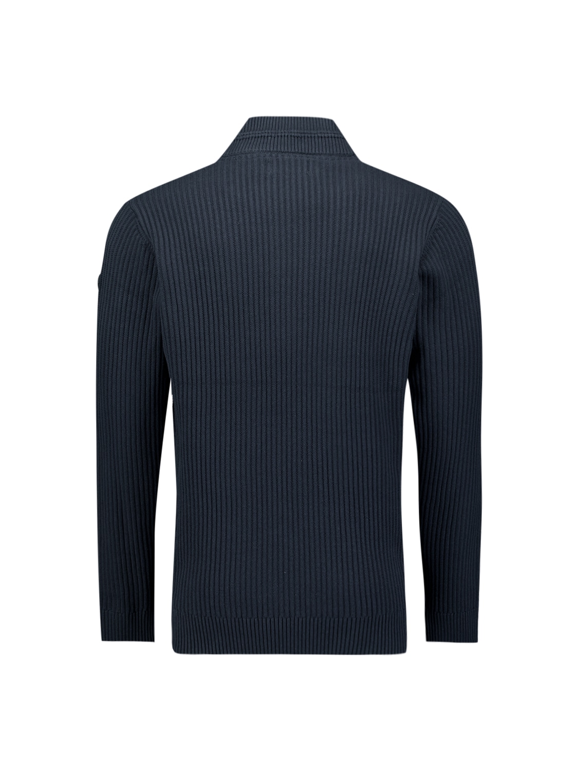 NO EXCESS Stehkragenpullover »No Excess Schwerer gerippter Strickpullover«