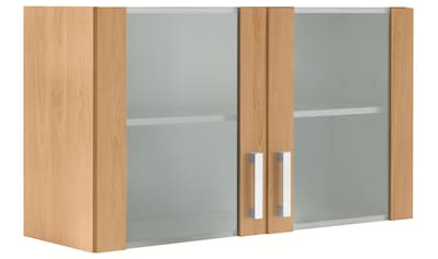 Hängeschrank »Odense«, 100 cm breit, mit 2 Türen mit Grauglaseinsatz
