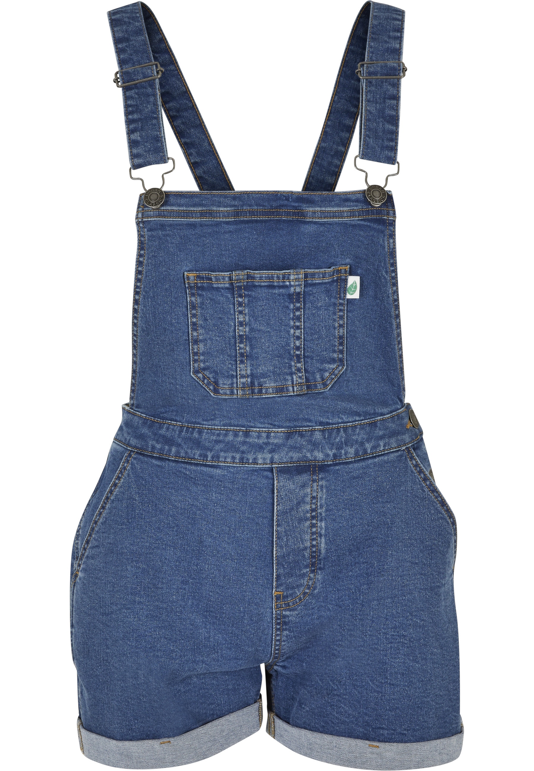 URBAN CLASSICS Jumpsuit "Urban Classics Damen Ladies Organic Short Dungaree günstig online kaufen