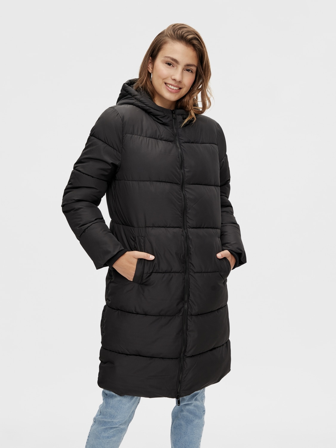 pieces Steppmantel "PCBEE NEW LONG PUFFER JACKET NOOS BC"