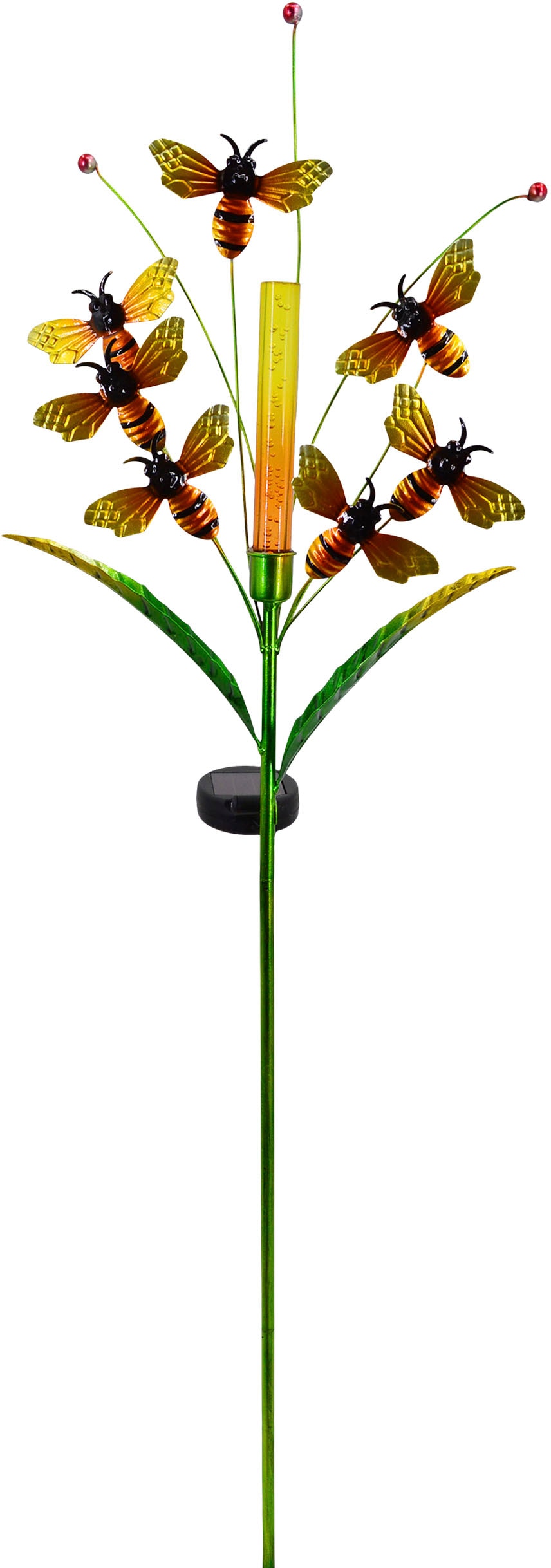 kaufen BAUR flammig-flammig, Solarleuchte näve ca. Blüte mit »Melissa«, warmweiß, LED bunt 98,5cm, \