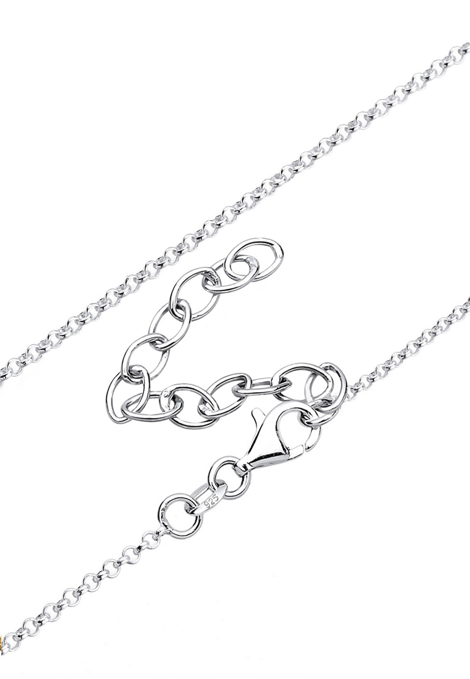 ELLI Y-Necklace Heart Swarovski Crystal 925 Sterling Silver 40cm 3