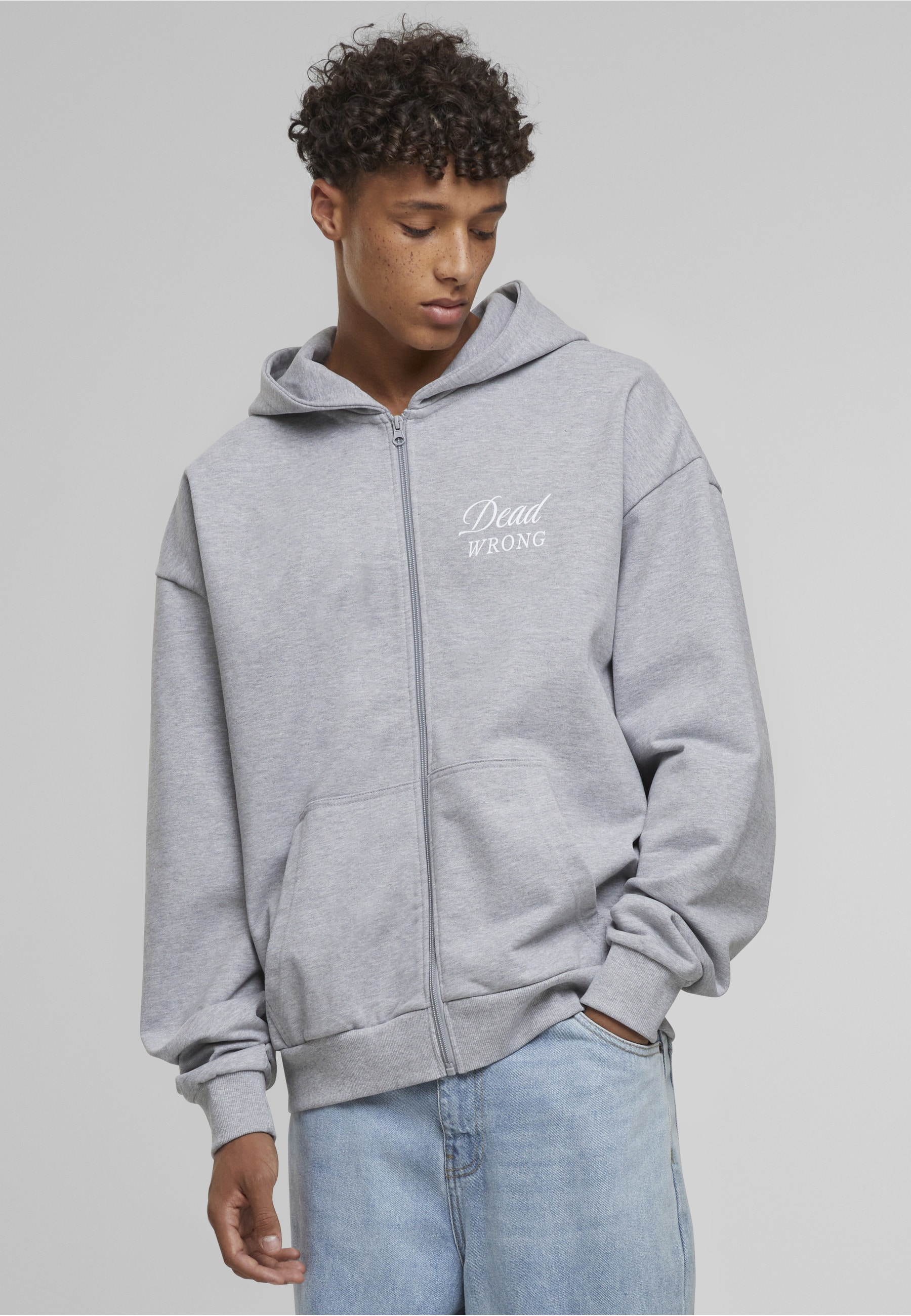 Upscale by Mister Tee Kapuzenpullover »Upscale by Mister Tee Dangerous Grounds Oversize Zip Hoody« 1 tlg.