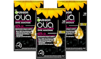 Coloration »Garnier Olia dauerhafte Haarfarbe«, (Set, 3 tlg.)