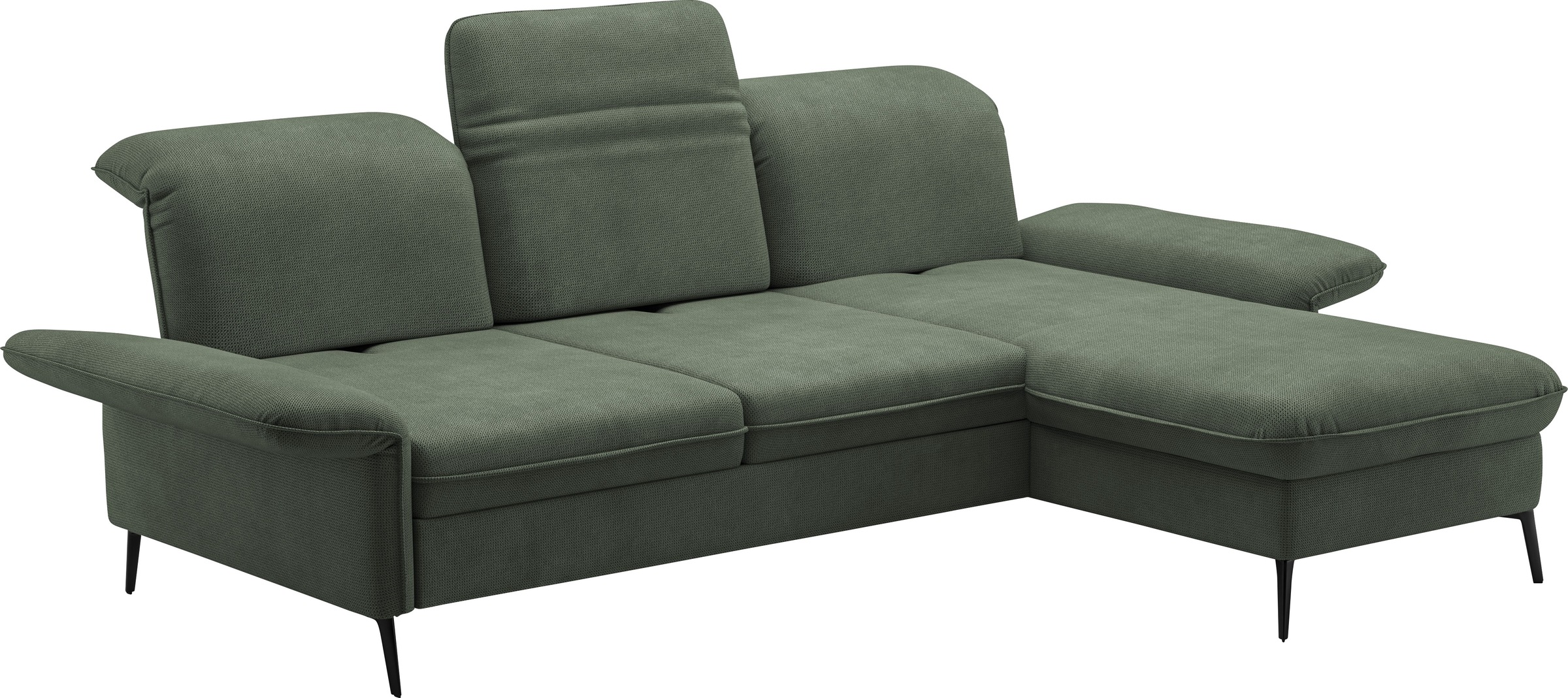 sit&more Ecksofa »Emely«, mit Sitztiefenverstellung optional mit Bettfunktion und Bettkasten