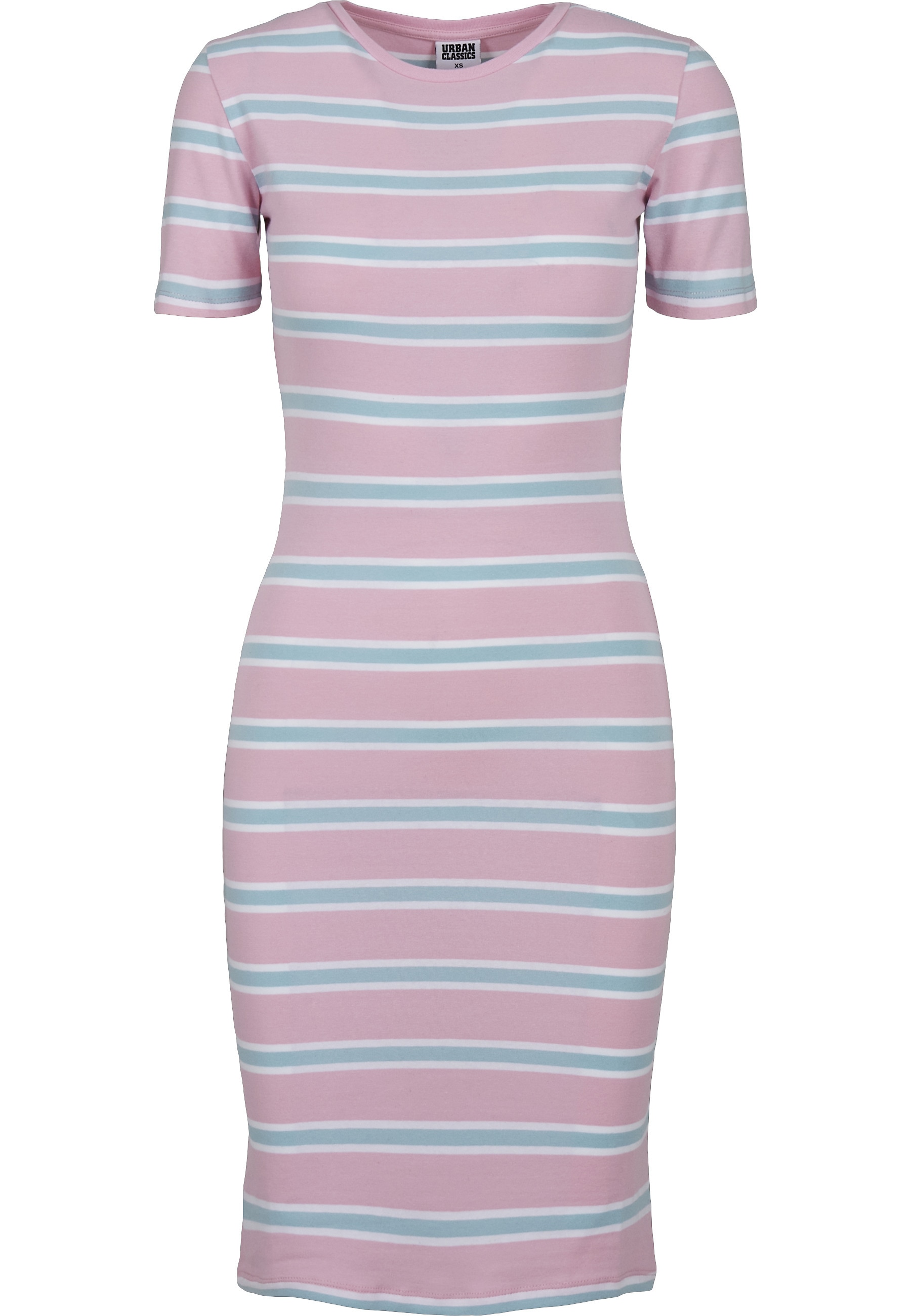 URBAN CLASSICS Shirtkleid "Urban Classics Damen Ladies Stretch Stripe Dress günstig online kaufen