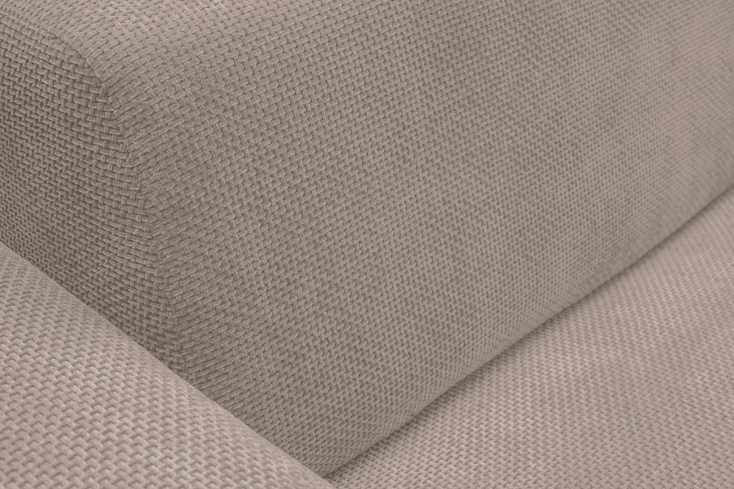 WERK2 Ecksofa »Zeus-L modern und zeitlos, Breite 253cm, bequemes Sofa«, Curvy Trend Ecksofa mit urbaner Optik