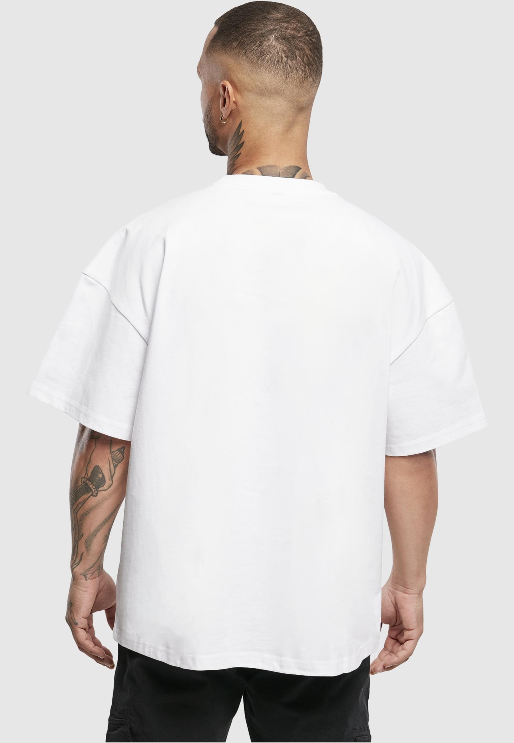 Merchcode T-Shirt »Merchcode Herren Long Beach Ultra Heavy Cotton Box T-Shirt«, (1 tlg.)