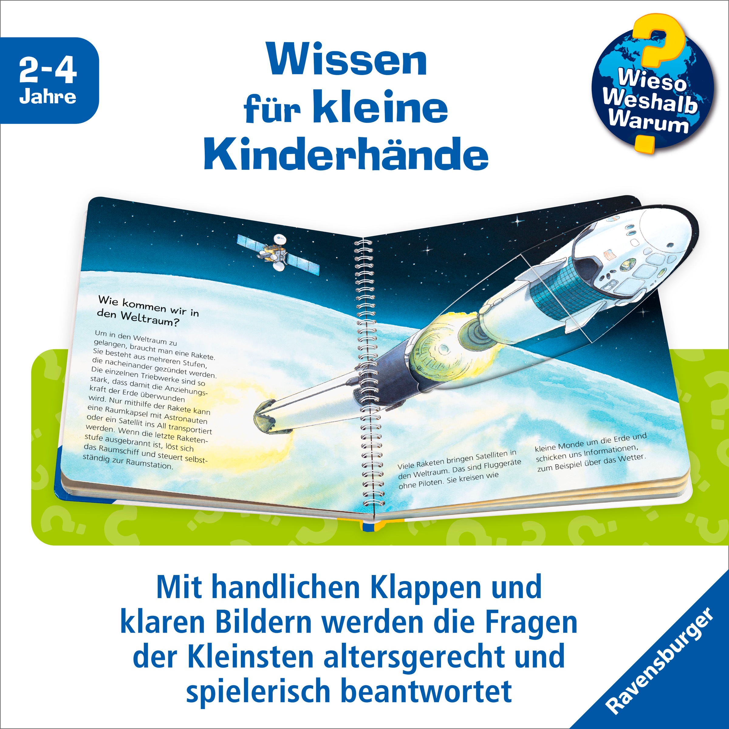 Thumbnail - Ravensburger Kinderbuch "Wieso? Weshalb? Warum? junior, Band 72 Sonne, Mond und Sterne" Made in Europe
