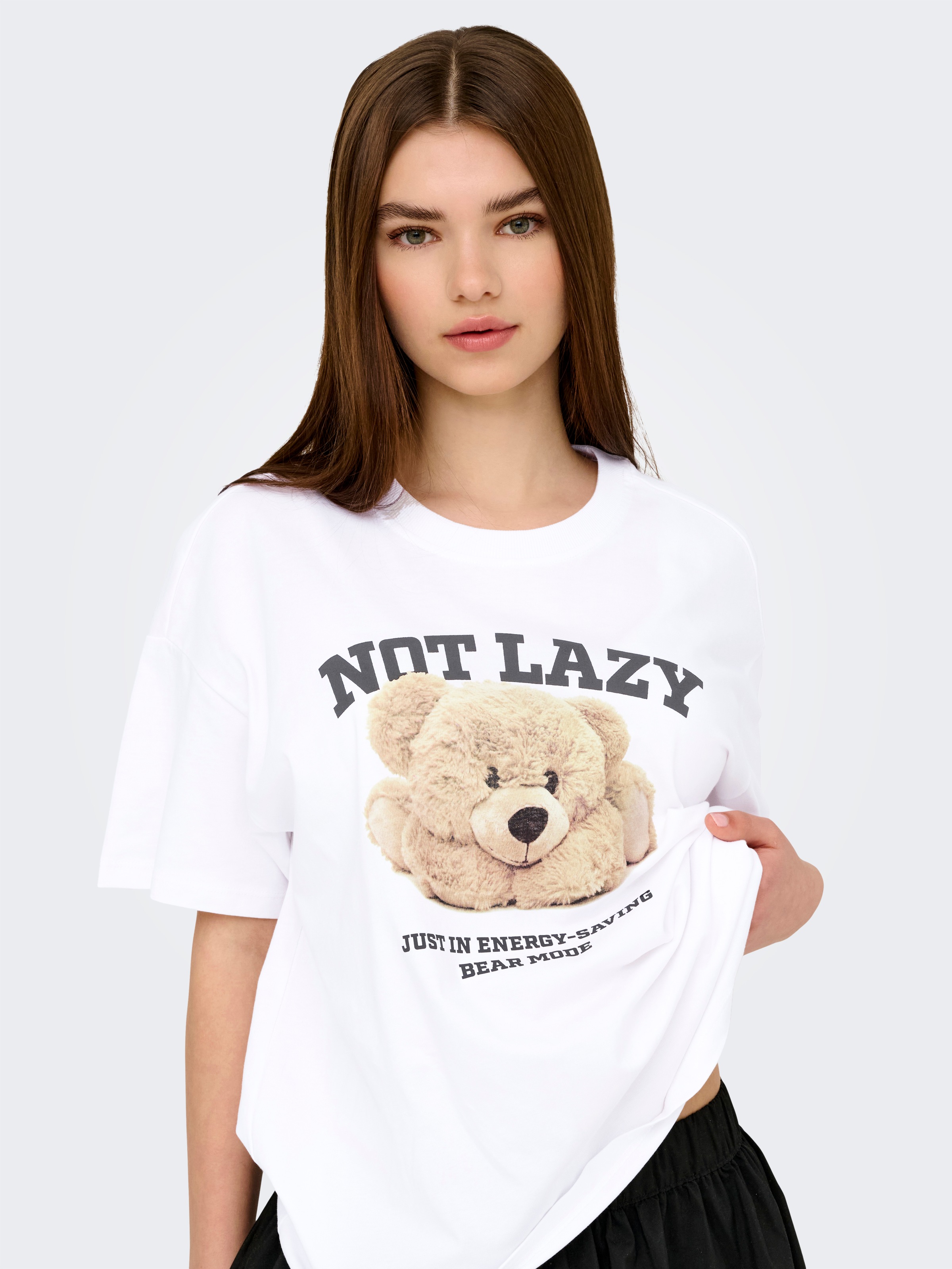 ONLY Kurzarmshirt "ONLVIVVI LIFE S/S LOVELY TOP JRS" Baumwolle, regular fit günstig online kaufen