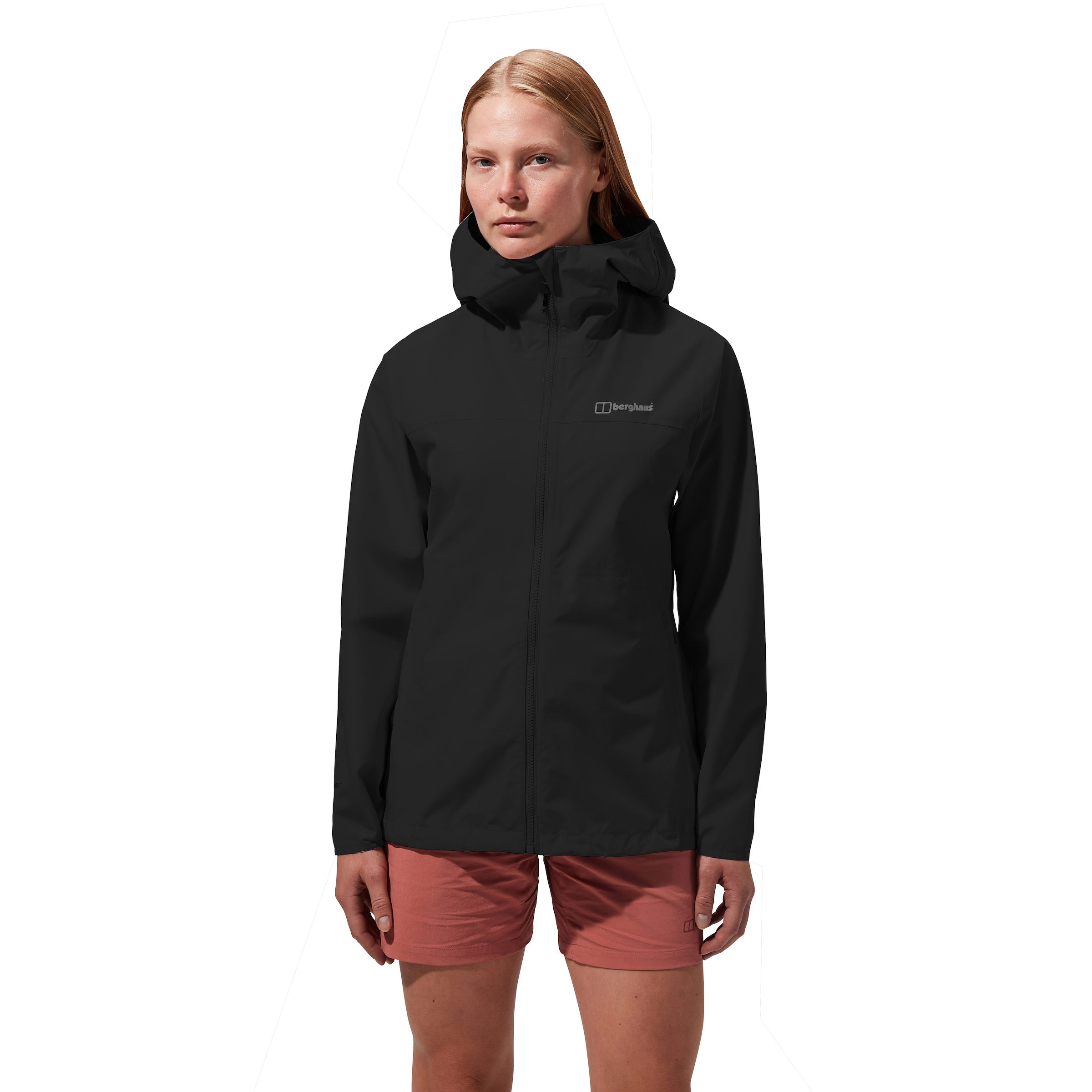 Berghaus Funktionsjacke "W DELUGE PRO 3.0 JKT" mit zwei Reißverschlusstaschen, atmungsaktiv, aus Polyester
